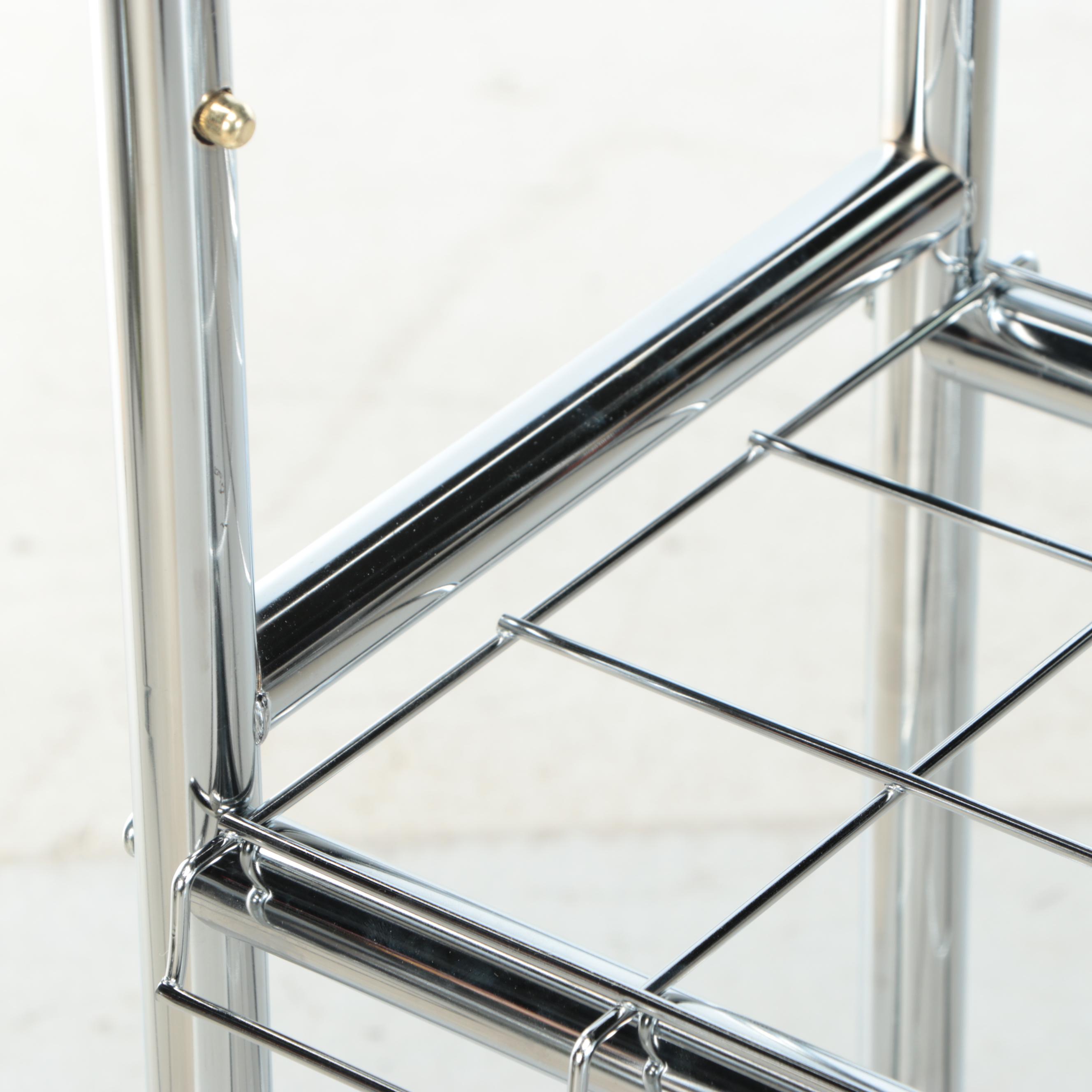 Metal Rolling Clothes Rack