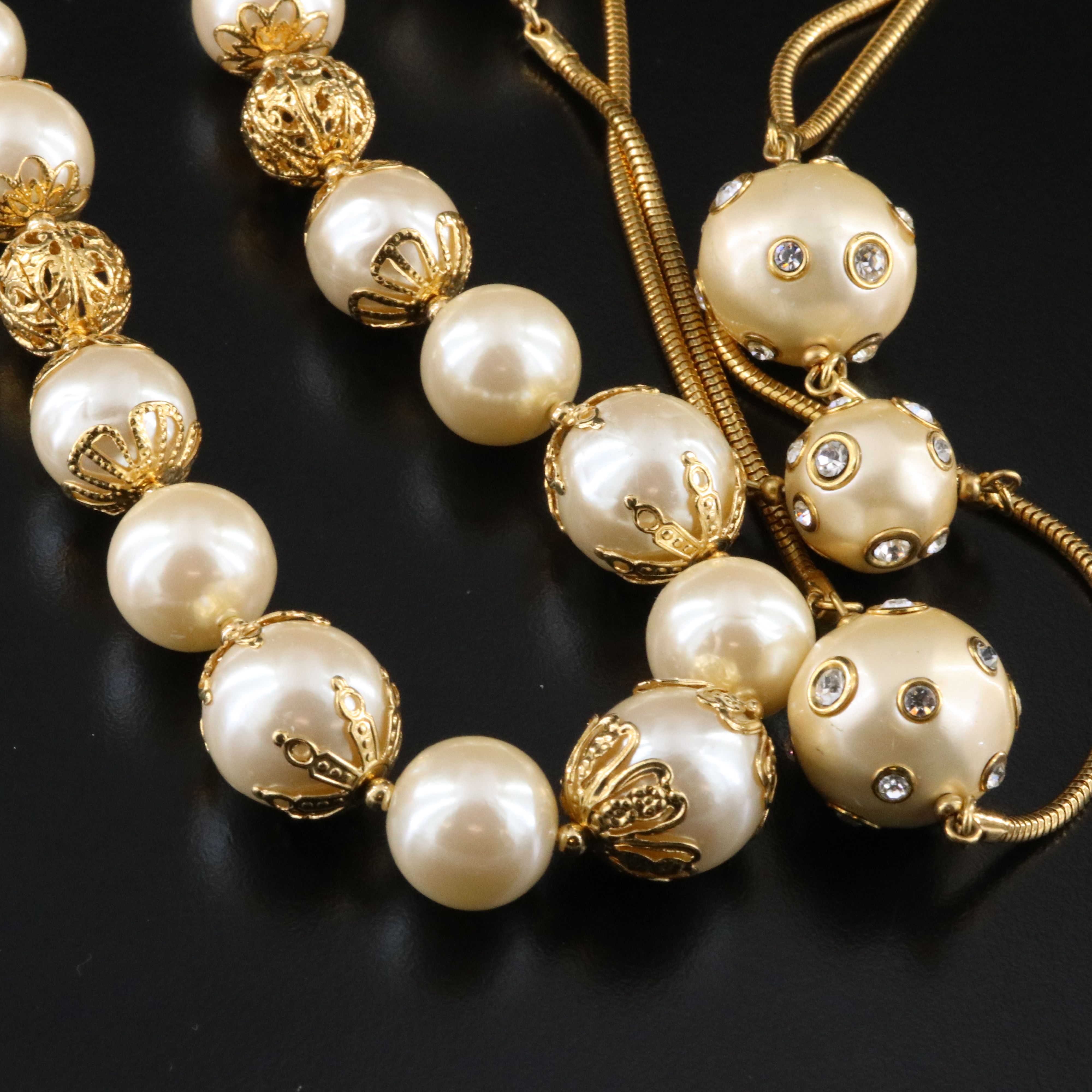 Necklaces and Brooches Featuring Trifari and Phyllis