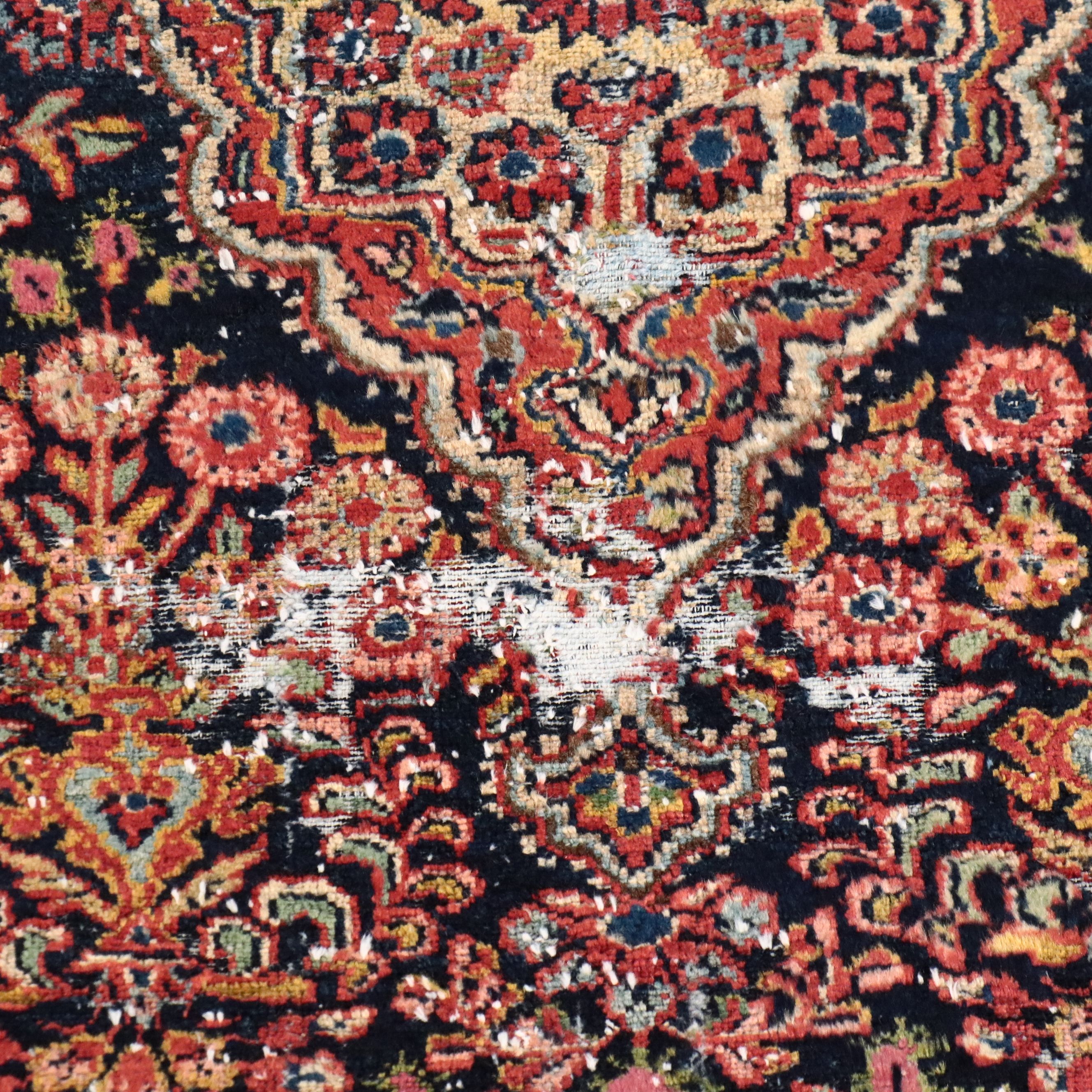 3'9 x 6'2 Hand-Knotted Persian Bakhtiari Area Rug