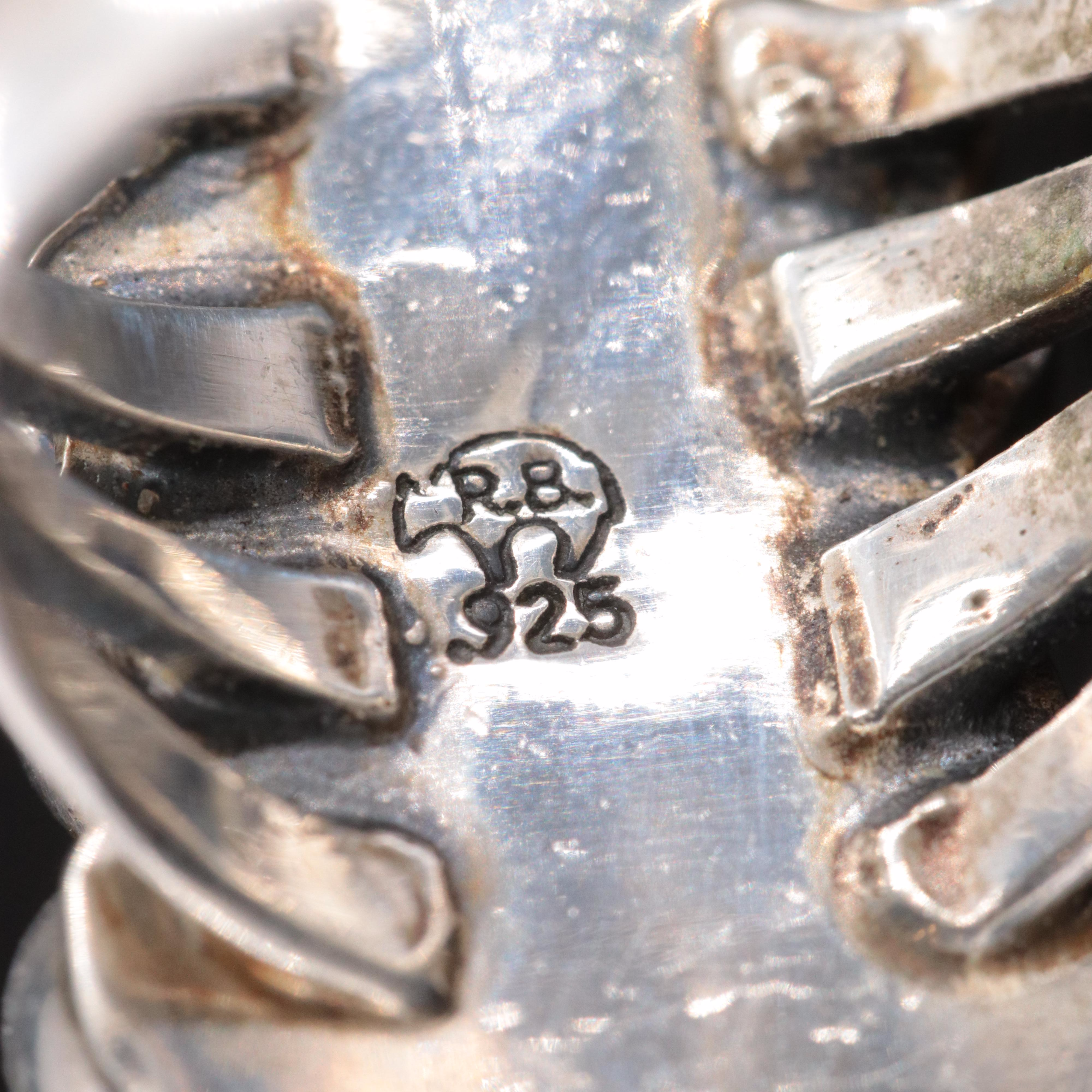 Running Bear Shop Sterling Turquoise Pointer Ring