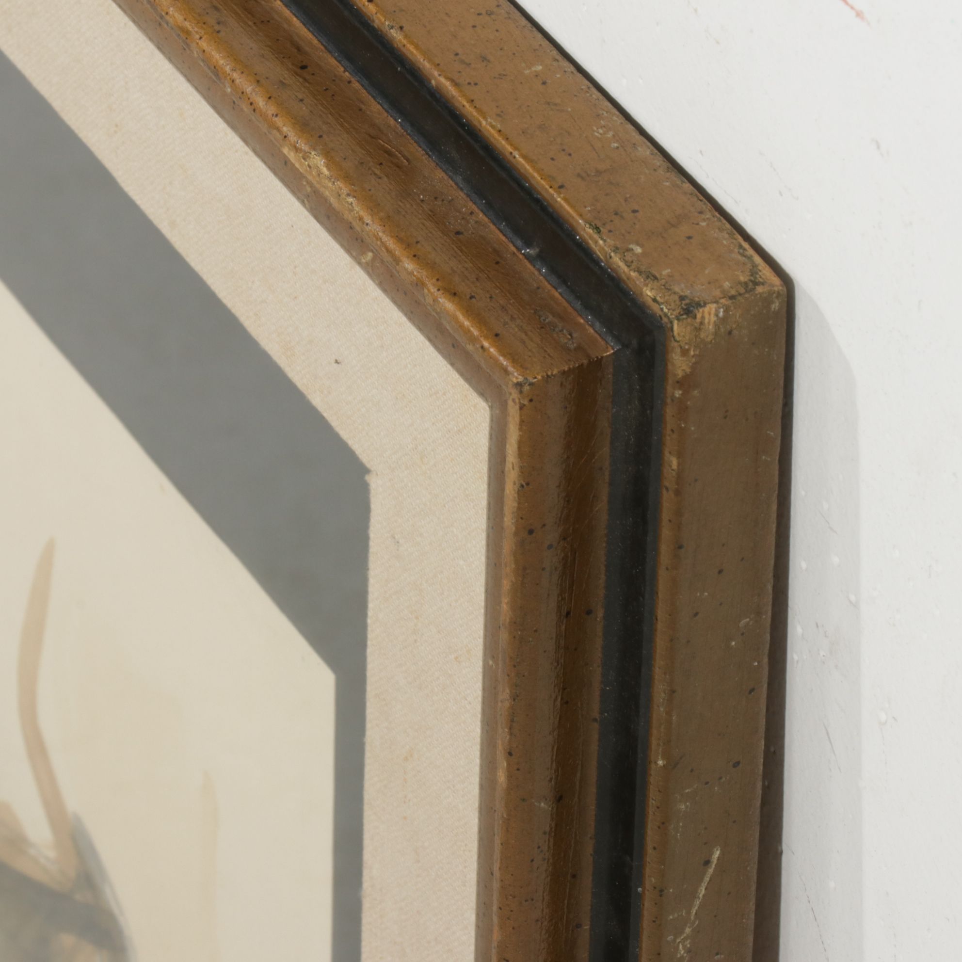 In the Style of Andy Warhol Sepia Toned High Heel Watercolor Painting