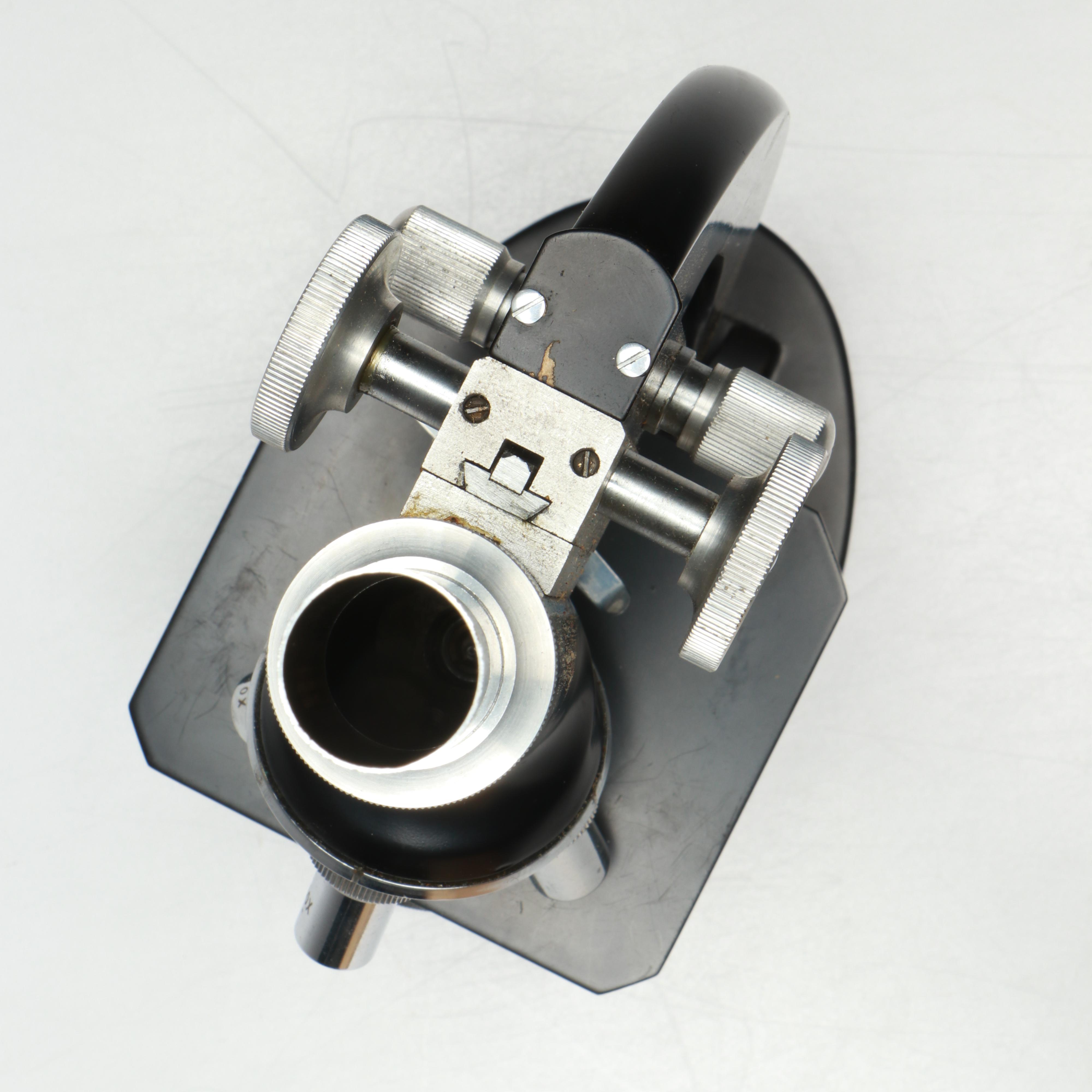 Tasco Deluxe Microscope with Case and Accessories, Late 20th Century