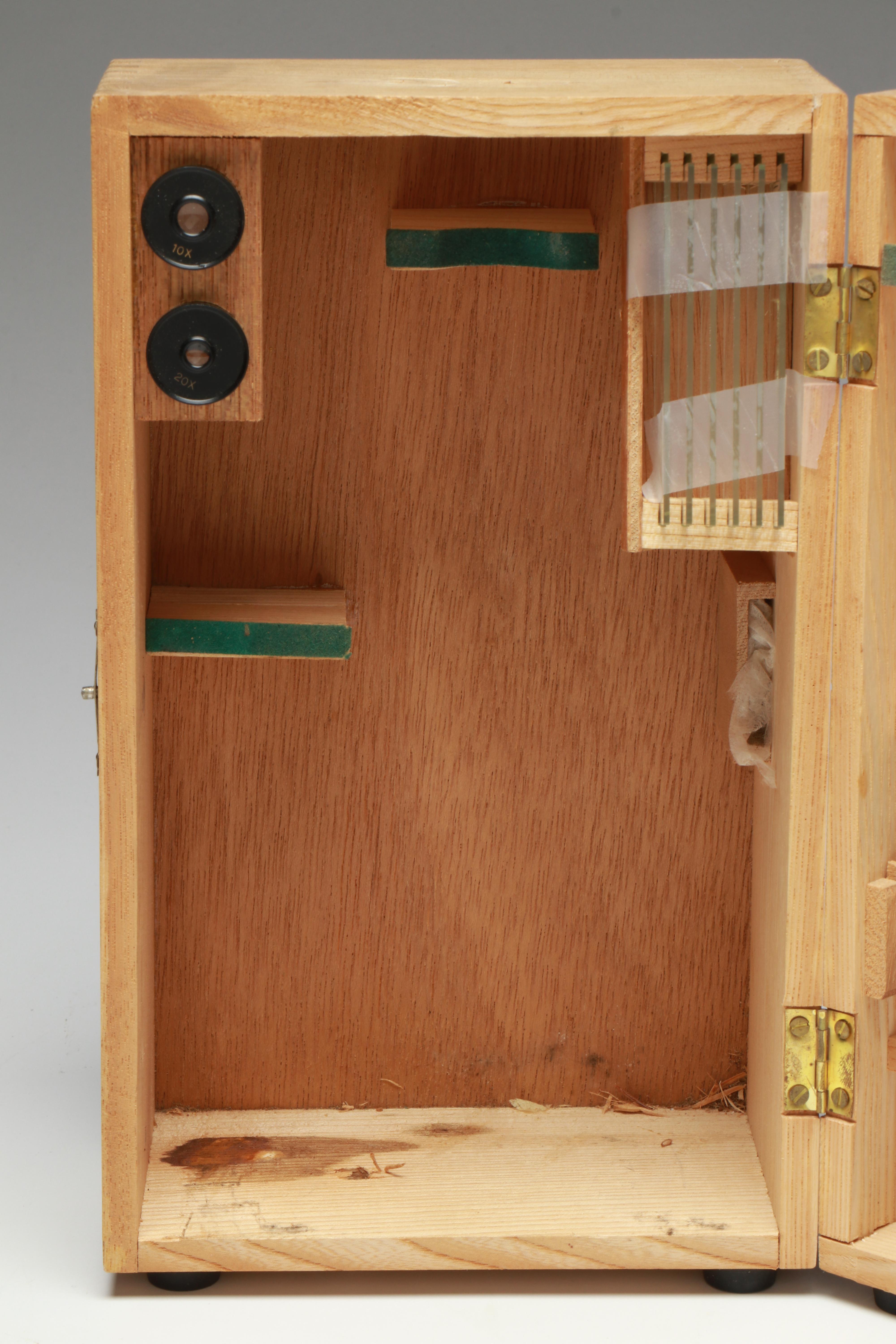 Tasco Deluxe Microscope with Case and Accessories, Late 20th Century