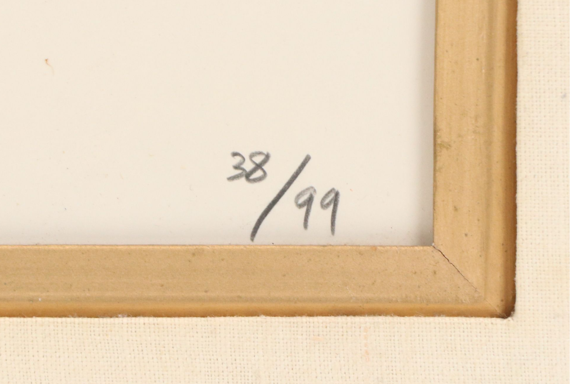 Alfred Gockel Serigraph of Abstract Portrait