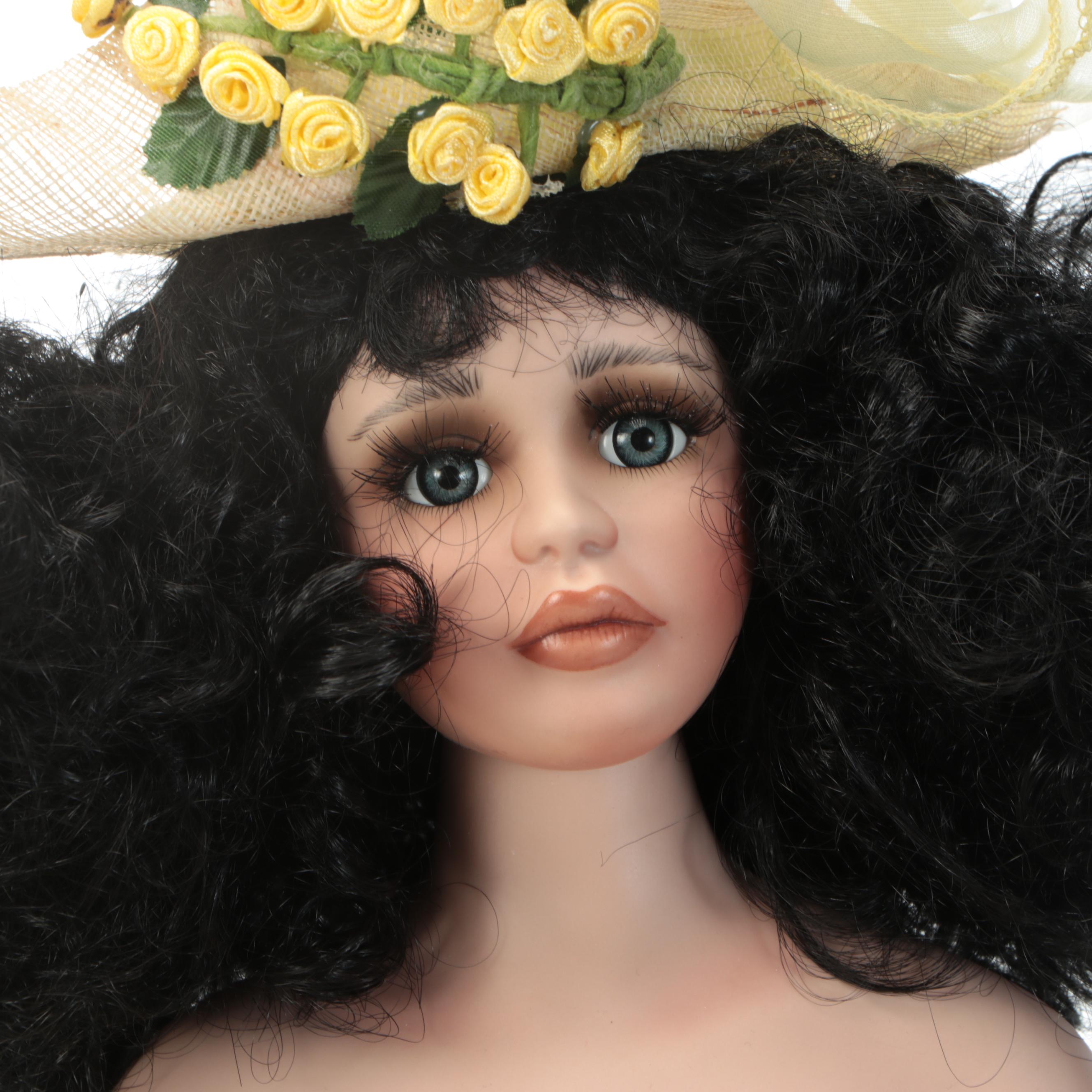 Paradise Galleries, Three Heart, and Morgan Brittany Porcelain Dolls