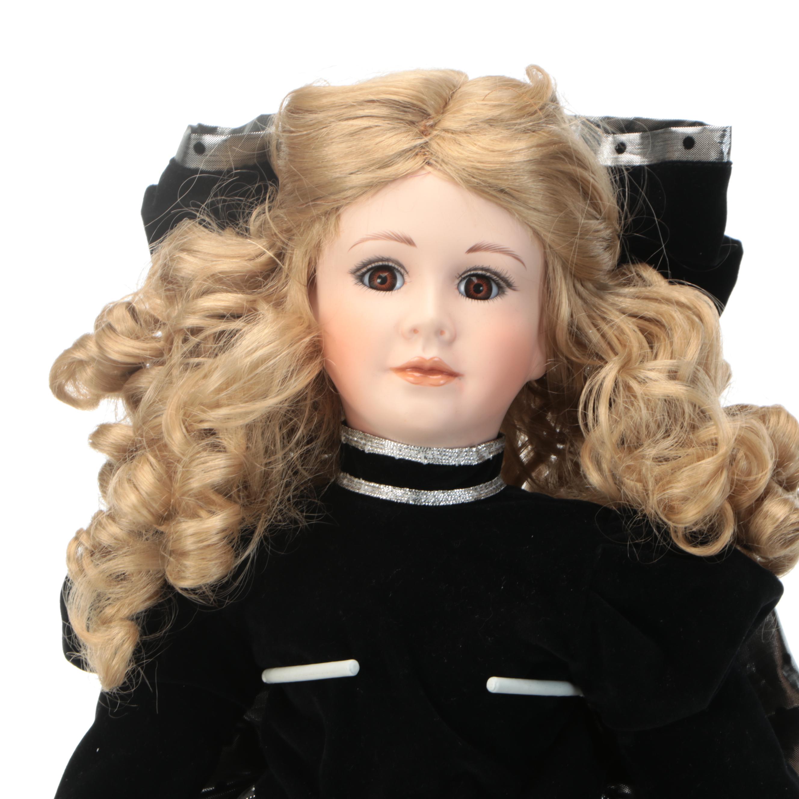 Paradise Galleries, Three Heart, and Morgan Brittany Porcelain Dolls