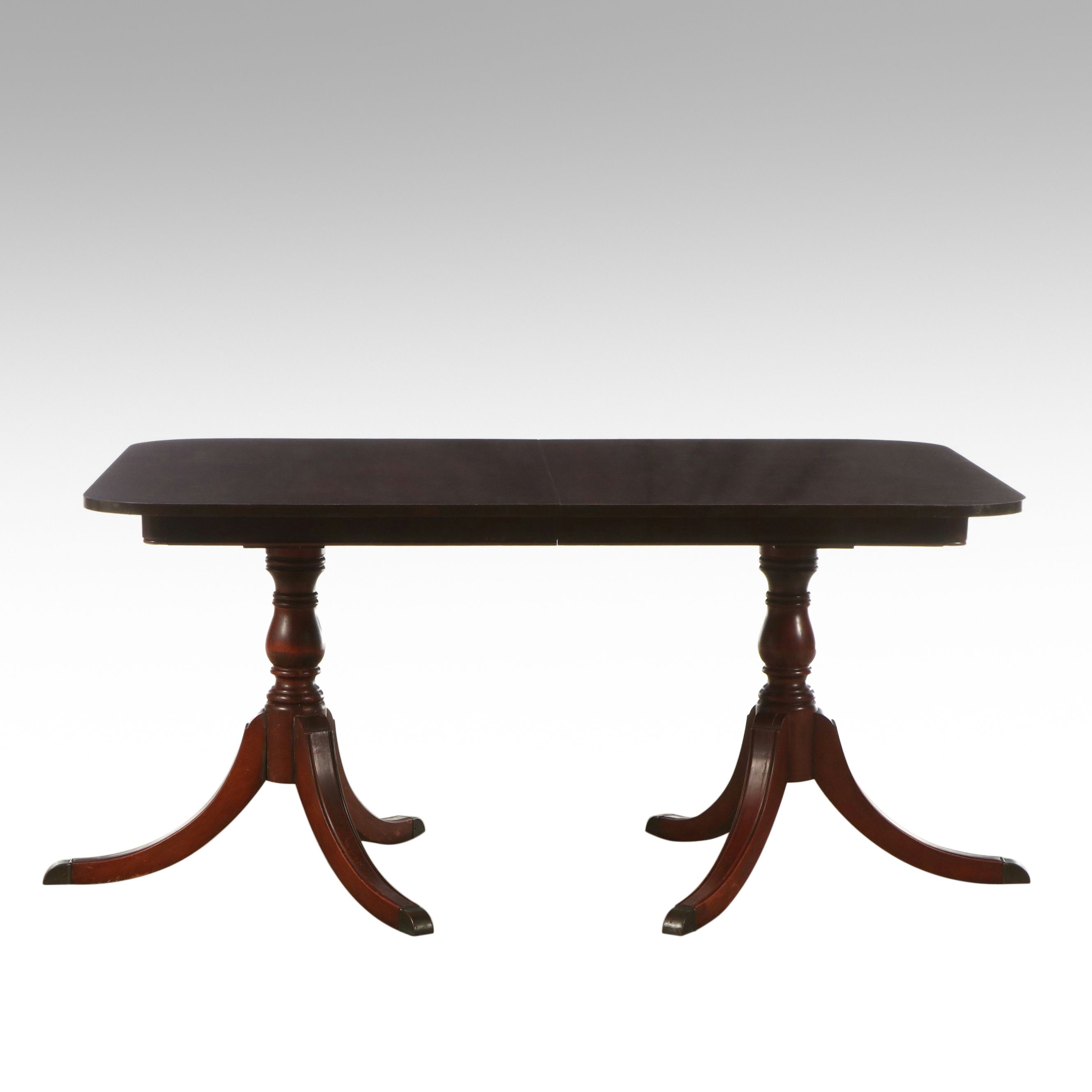 Drexel Duncan Phyfe Style Mahogany Dining Table, Early to Mid-20th Century