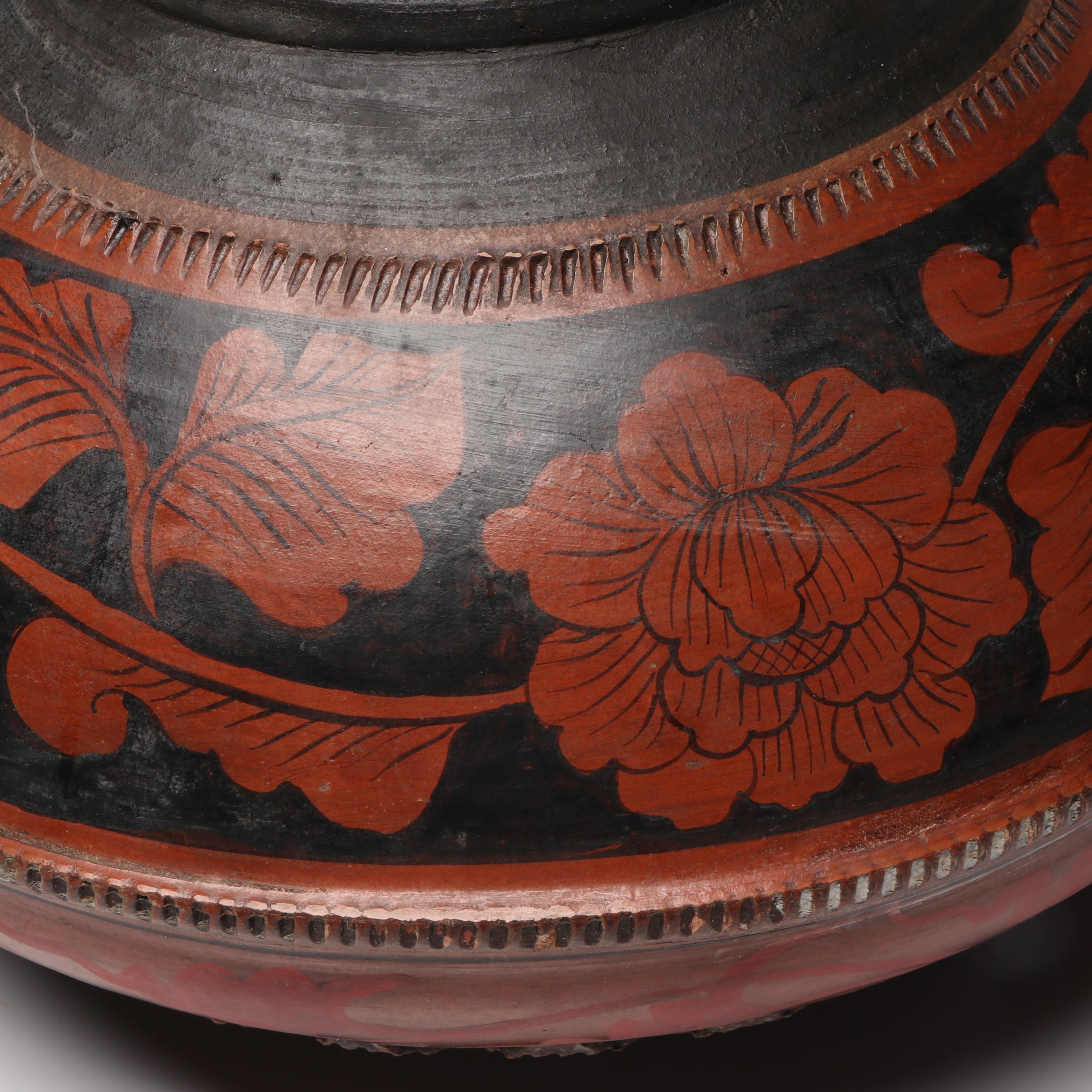 Pier 1 Earthenware Lidded Pot