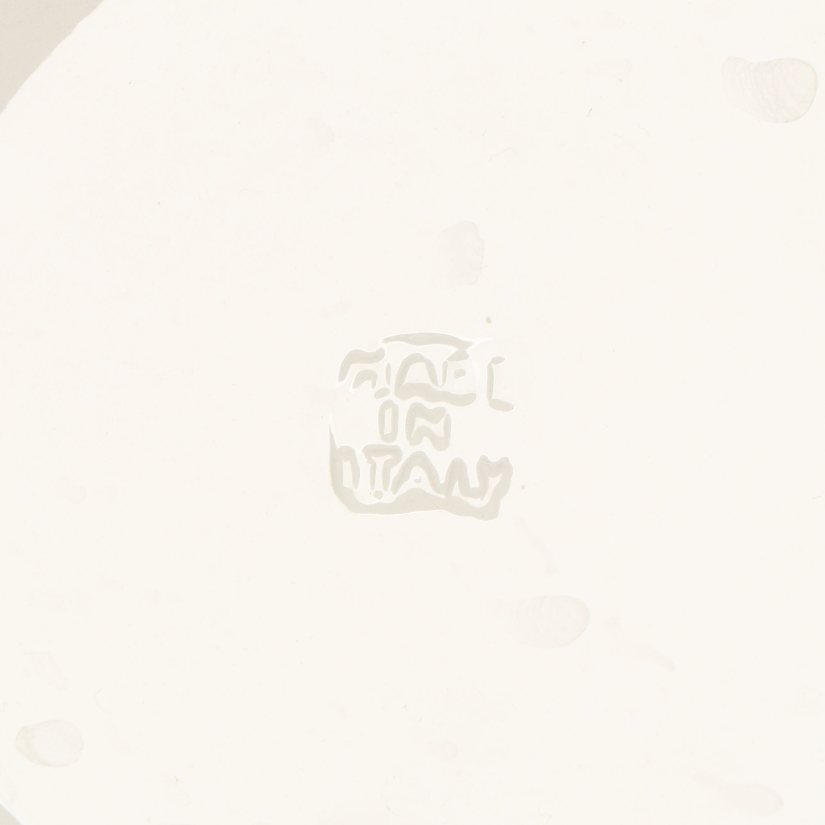 Italian Blue Rose Ceramic Tureen and Underplate with Ladle