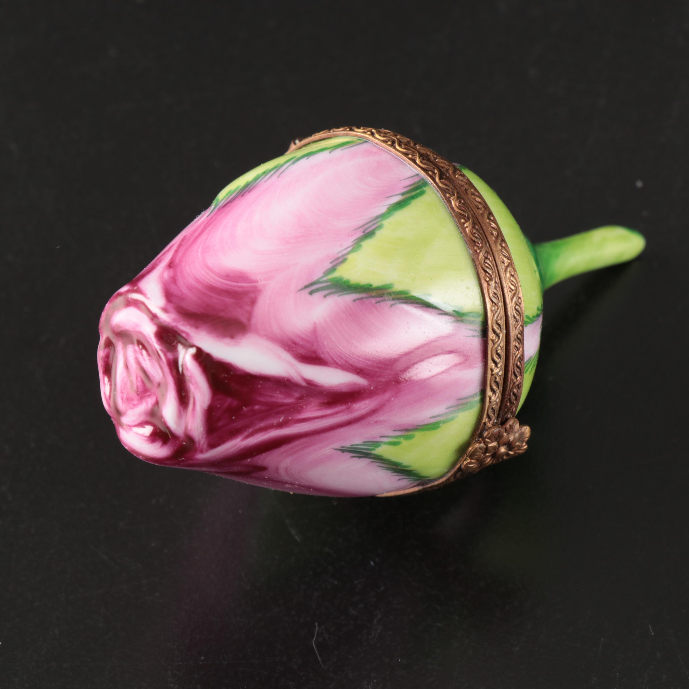 Tiffany & Co. Crystal Apple Paperweight with Other Table Accessories