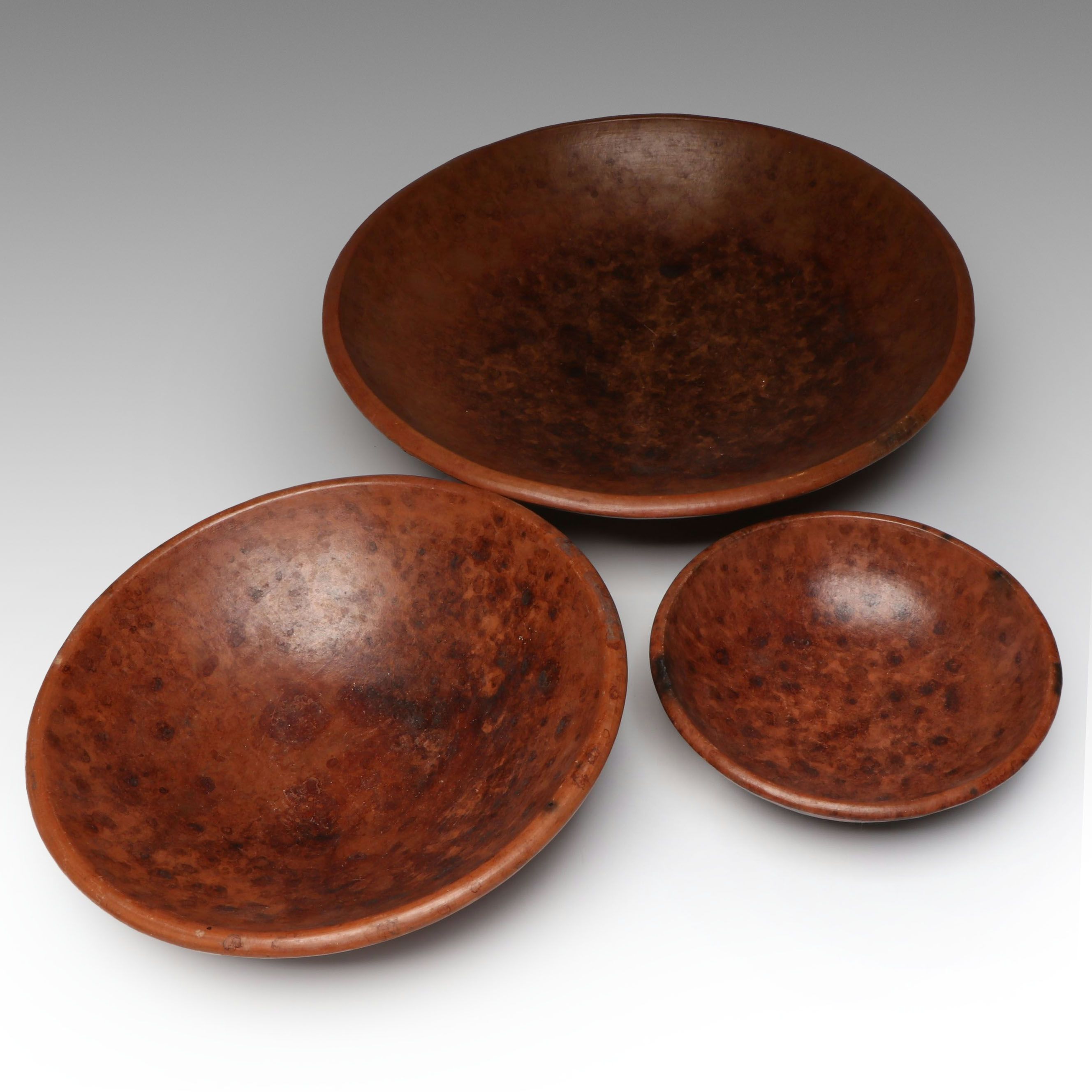 Tag Wrapped Marbled Ceramic Bowls, 2000