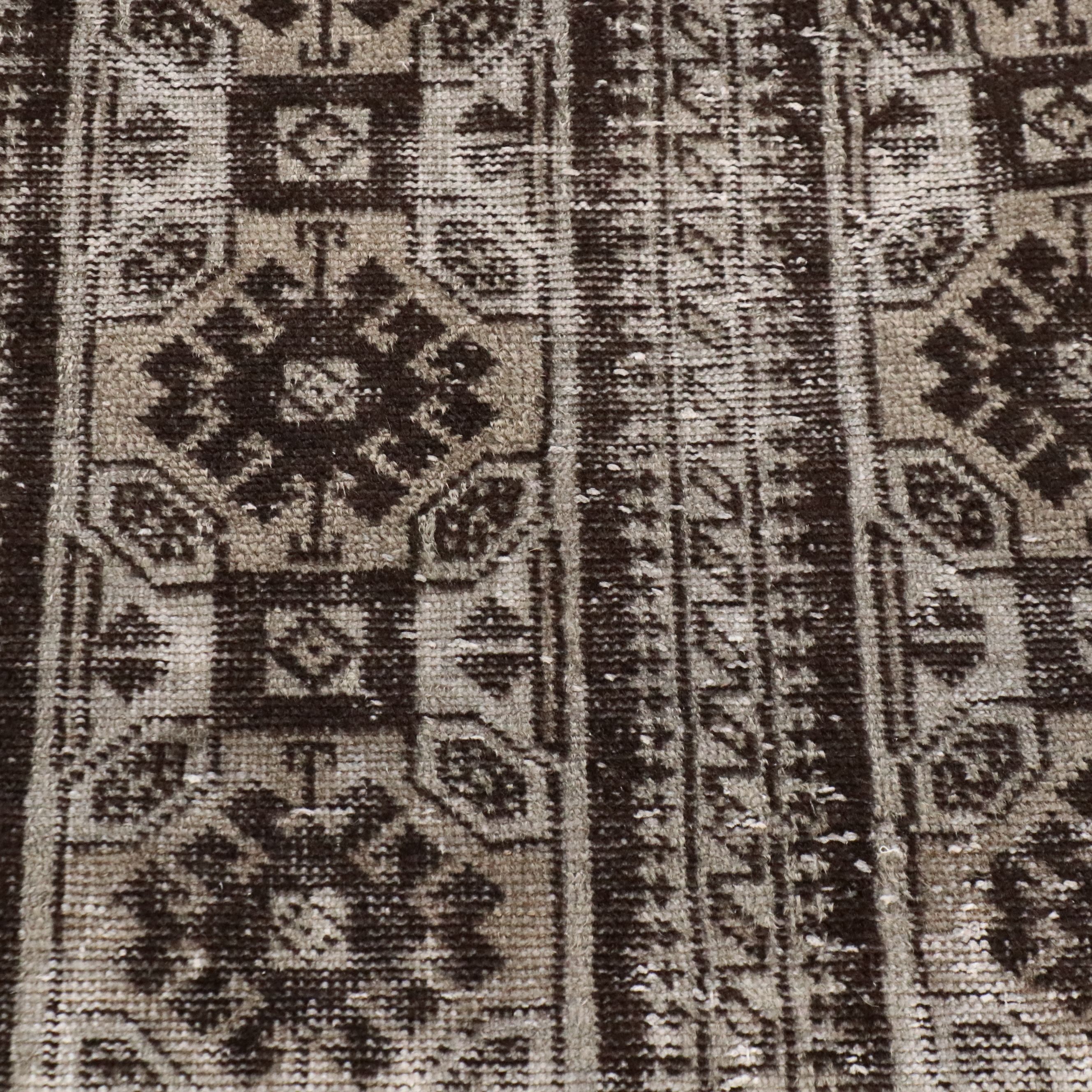 3'7 x 6'10 Hand-Knotted Afghan Style Baluch Area Rug