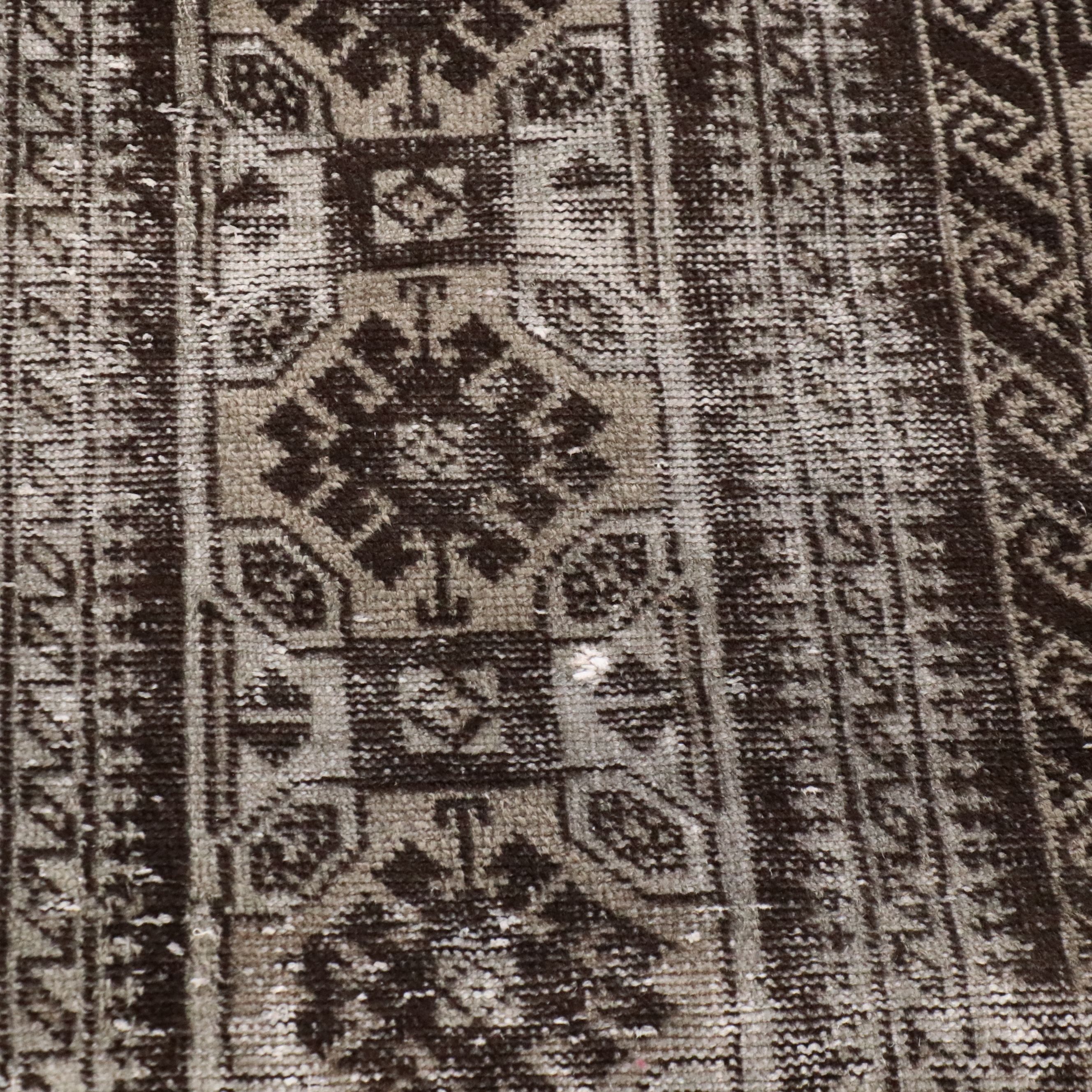 3'7 x 6'10 Hand-Knotted Afghan Style Baluch Area Rug