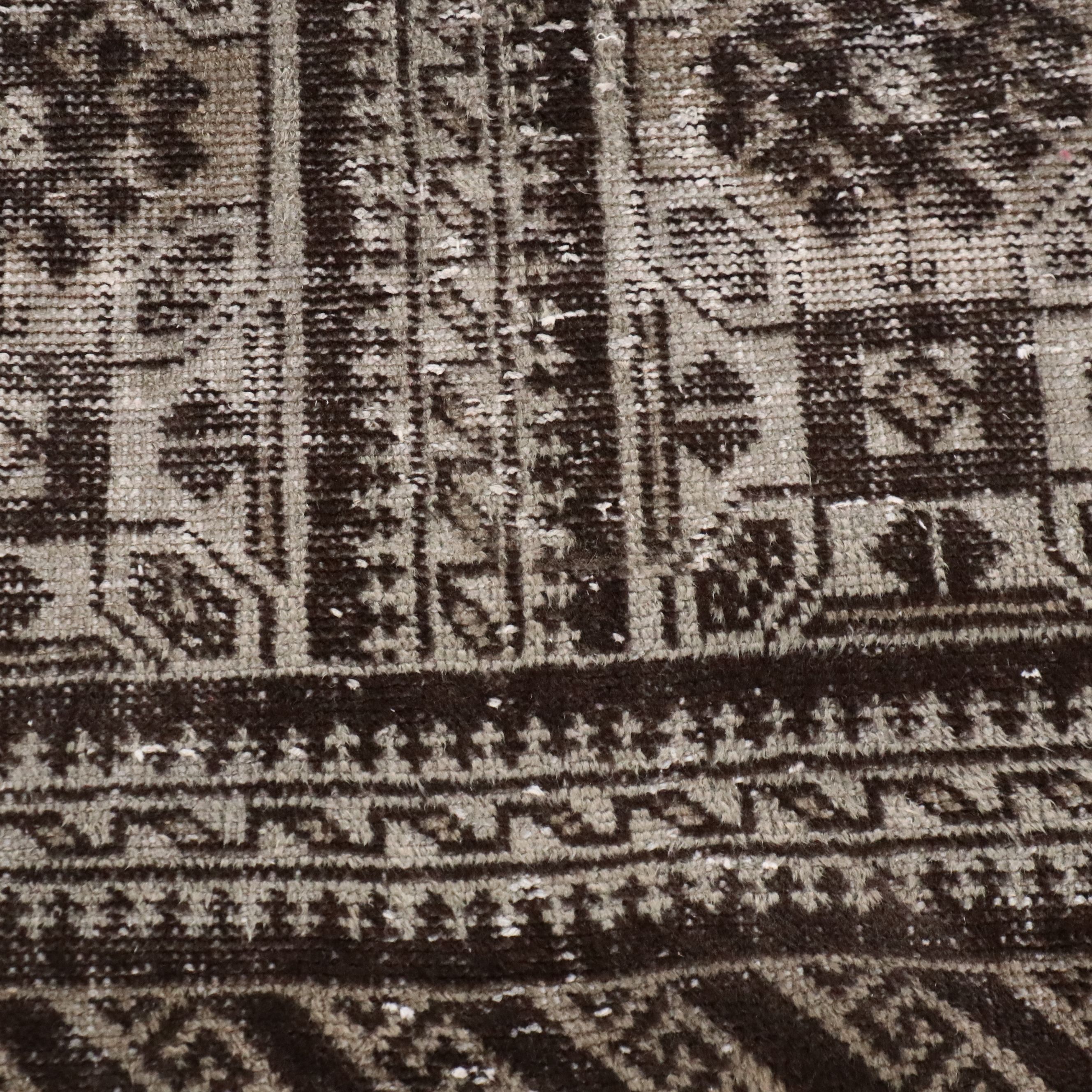 3'7 x 6'10 Hand-Knotted Afghan Style Baluch Area Rug