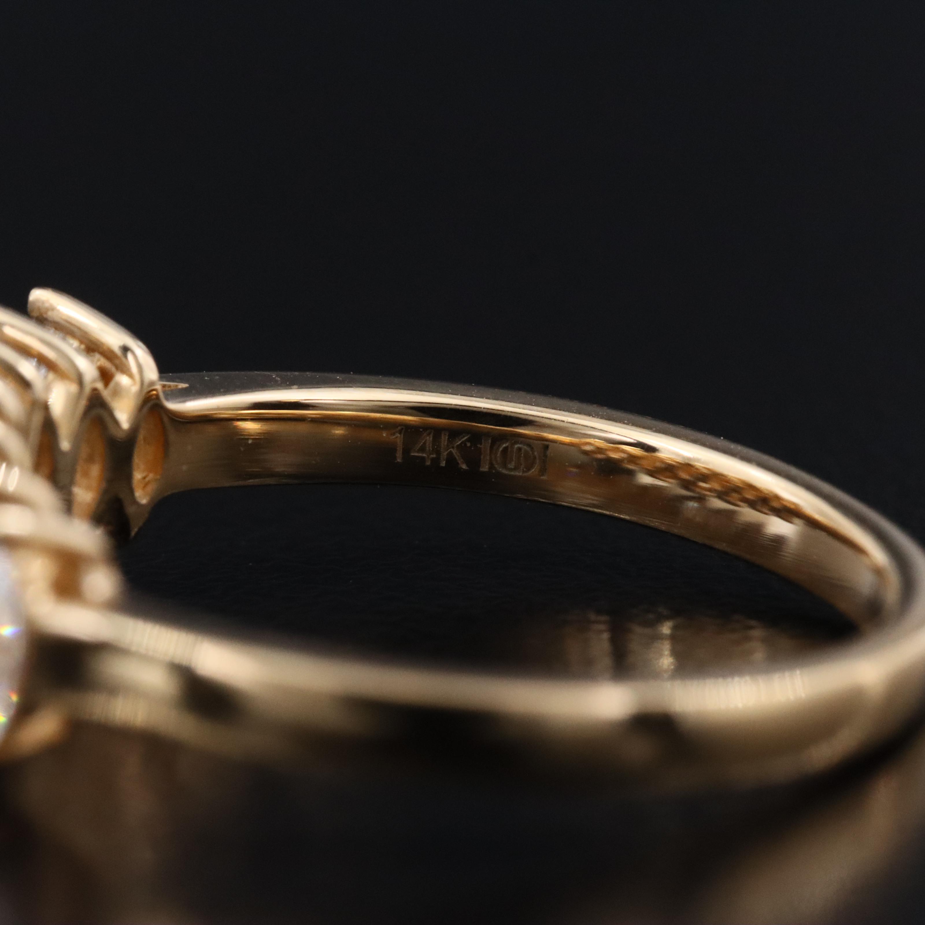 14K 1.00 CTW Lab Grown Diamond Ring