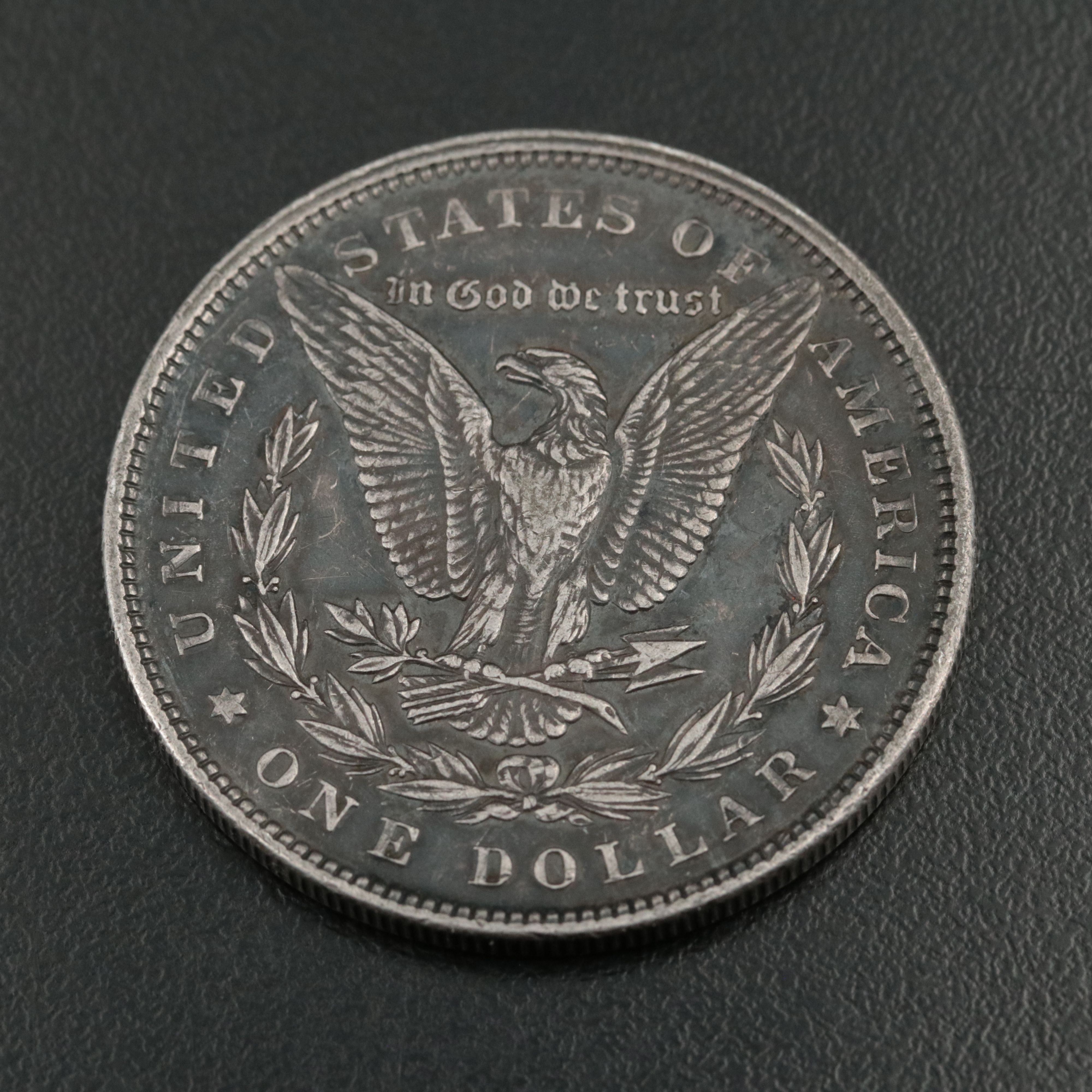 Three Morgan Silver Dollars, Including 1890
