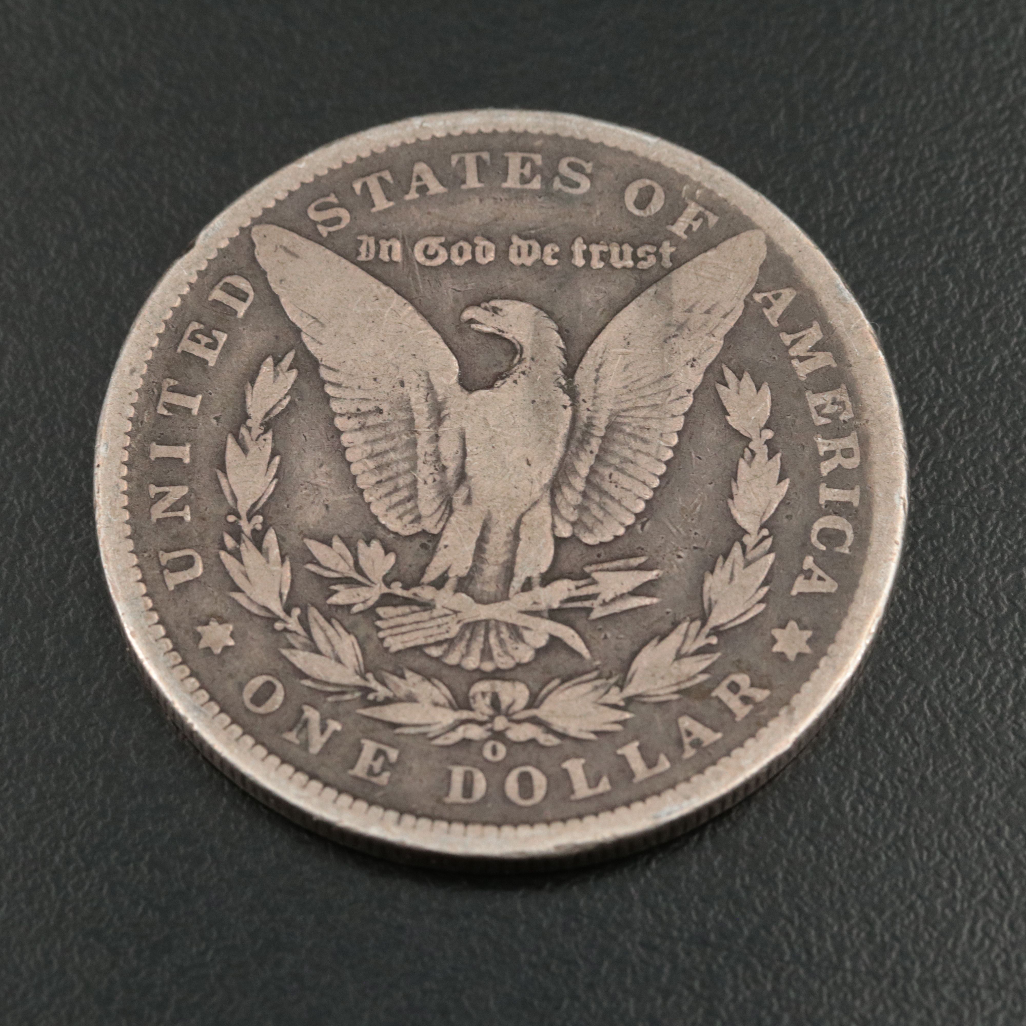 Three Morgan Silver Dollars, Including 1890