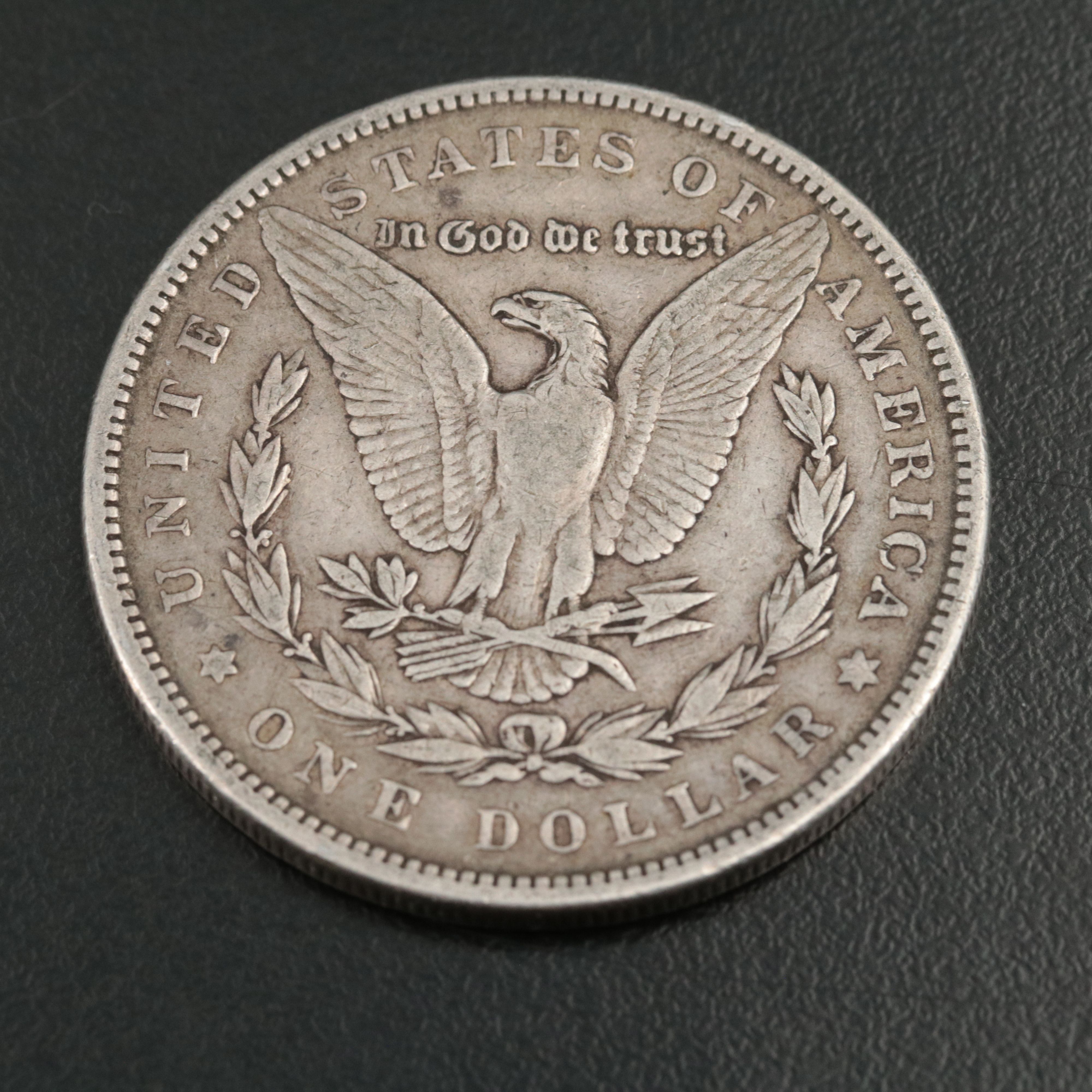 Three Morgan Silver Dollars, Including 1890