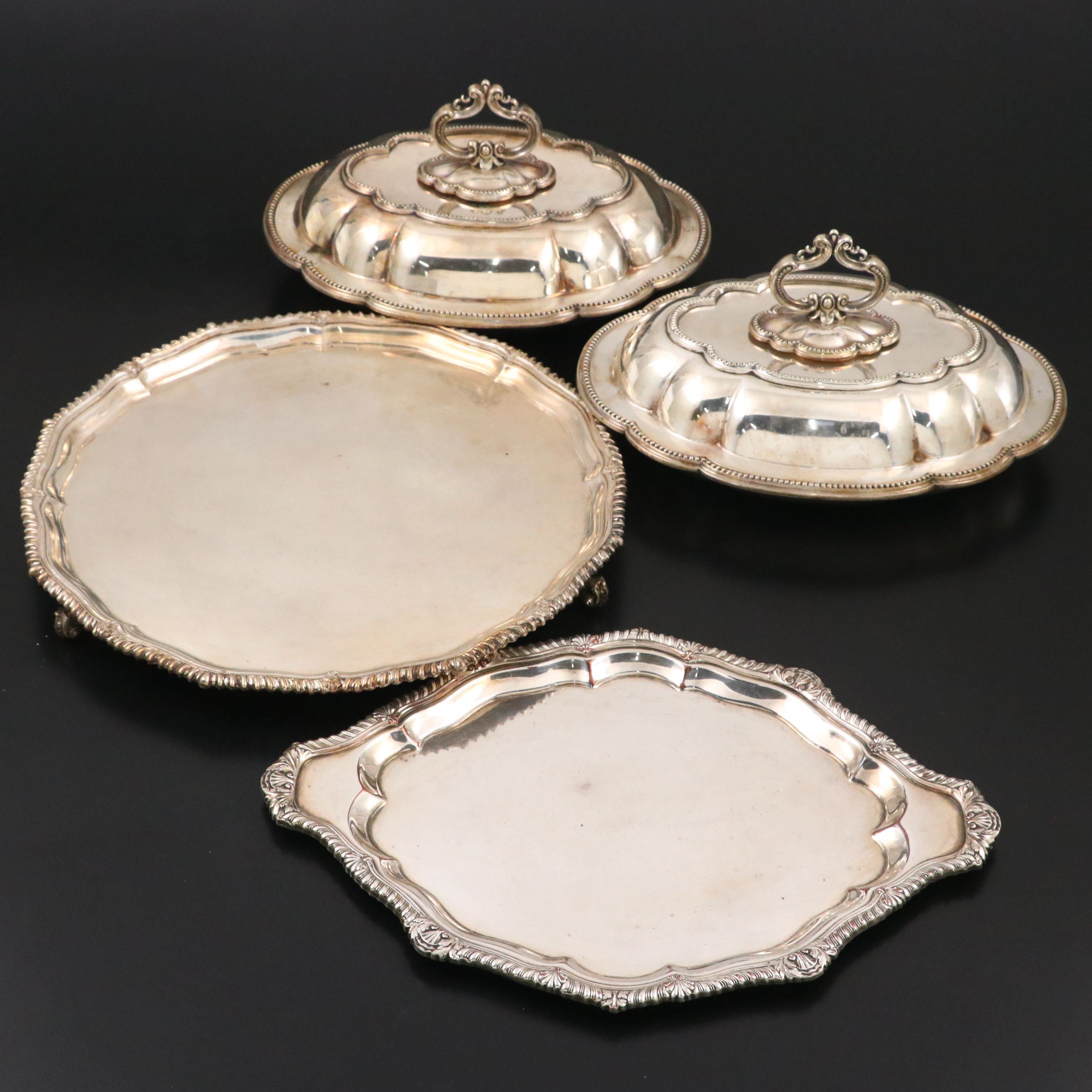Martin, Hall & Co., E. G. Webster & Son, and More Silver Plate Serveware