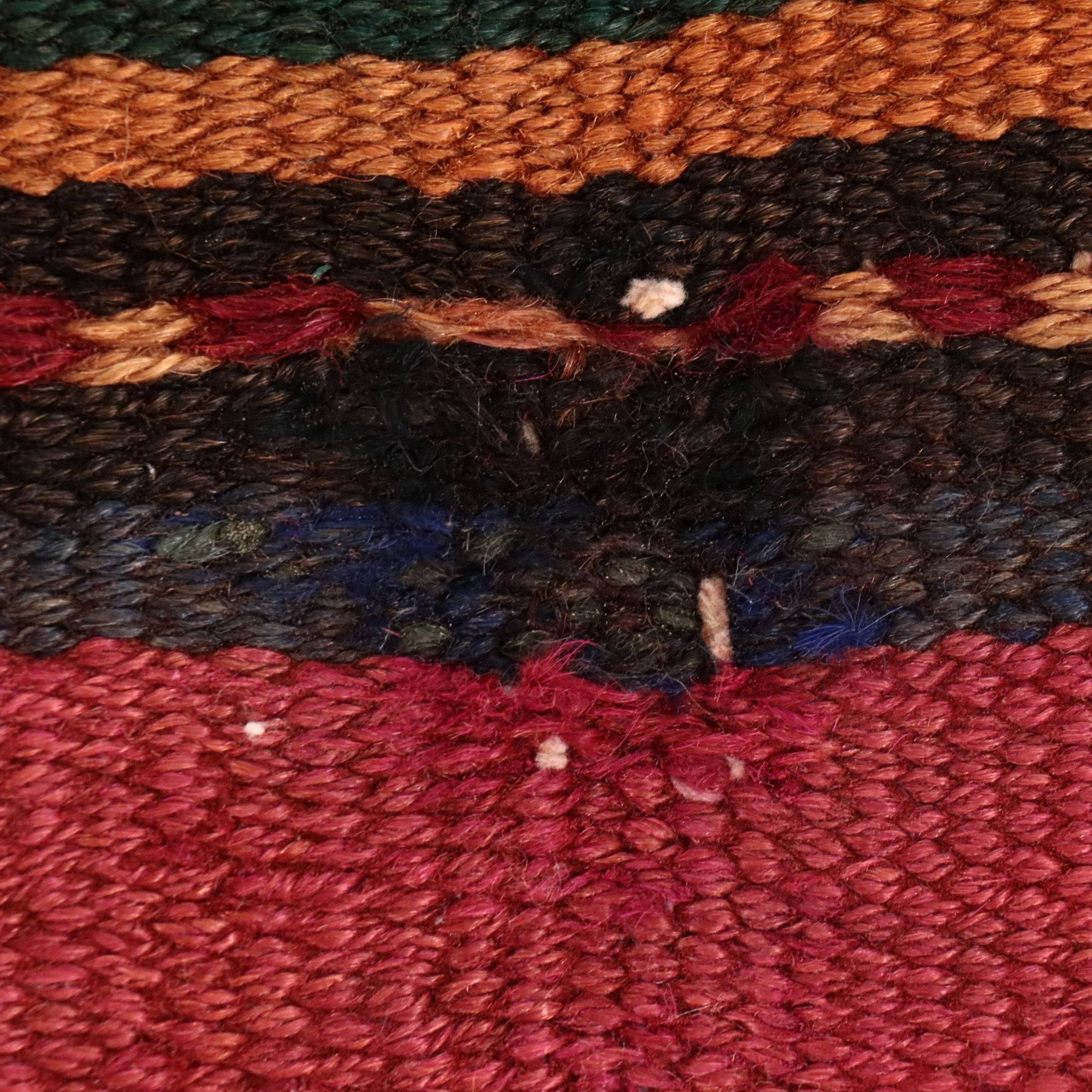 5'3 x 12'2 Handwoven Turkish Striped Kilim Long Rug