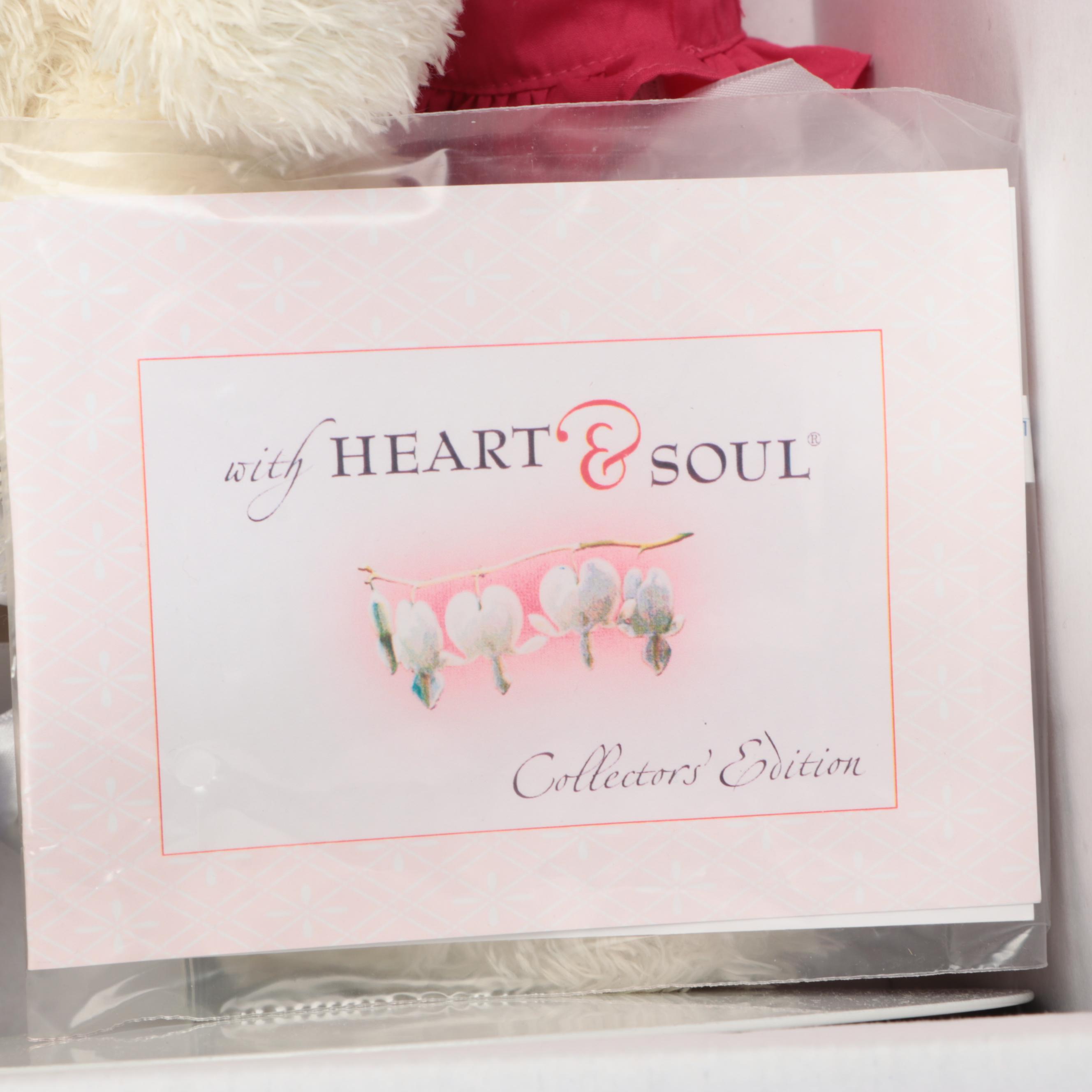 Margit Dassen Porcelain Doll with Heart & Soul Plastic Doll