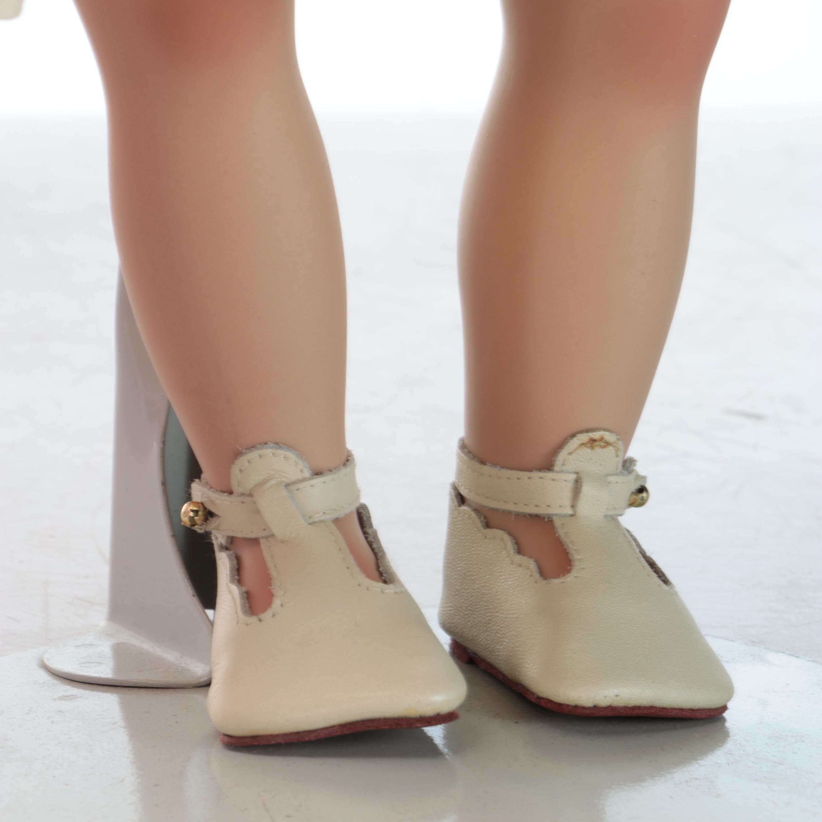 Margit Dassen Porcelain Doll with Heart & Soul Plastic Doll