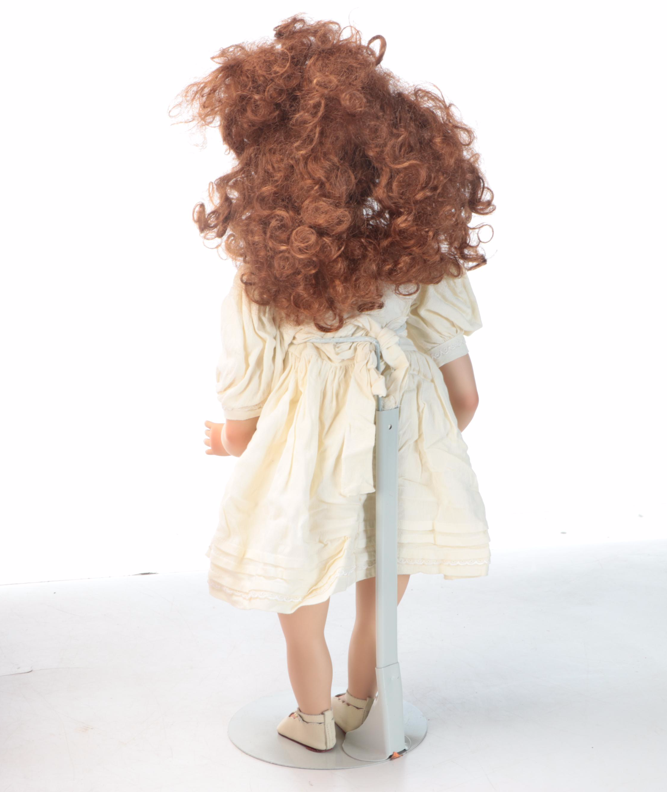 Margit Dassen Porcelain Doll with Heart & Soul Plastic Doll