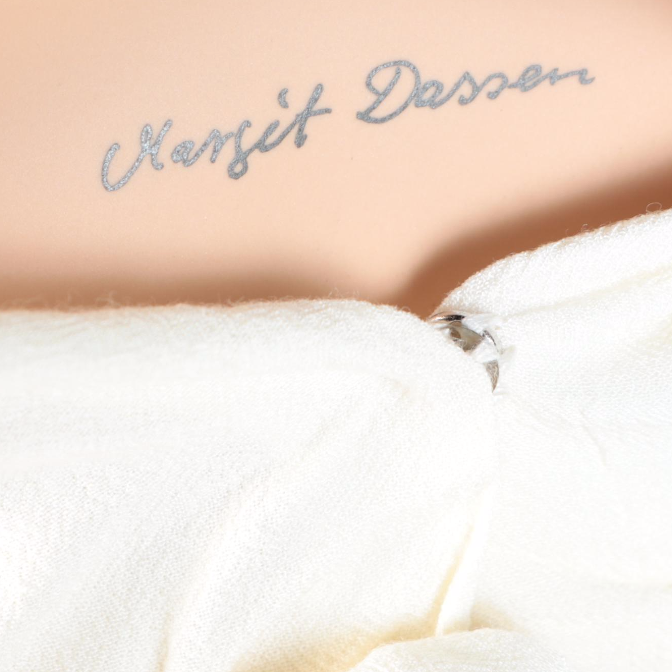 Margit Dassen Porcelain Doll with Heart & Soul Plastic Doll