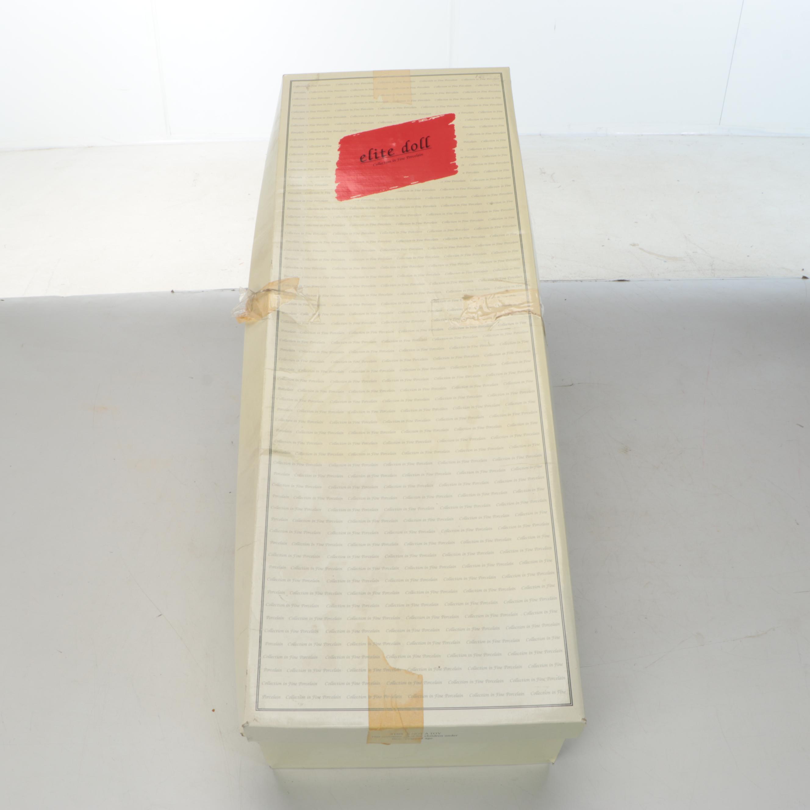 Margit Dassen Porcelain Doll with Heart & Soul Plastic Doll