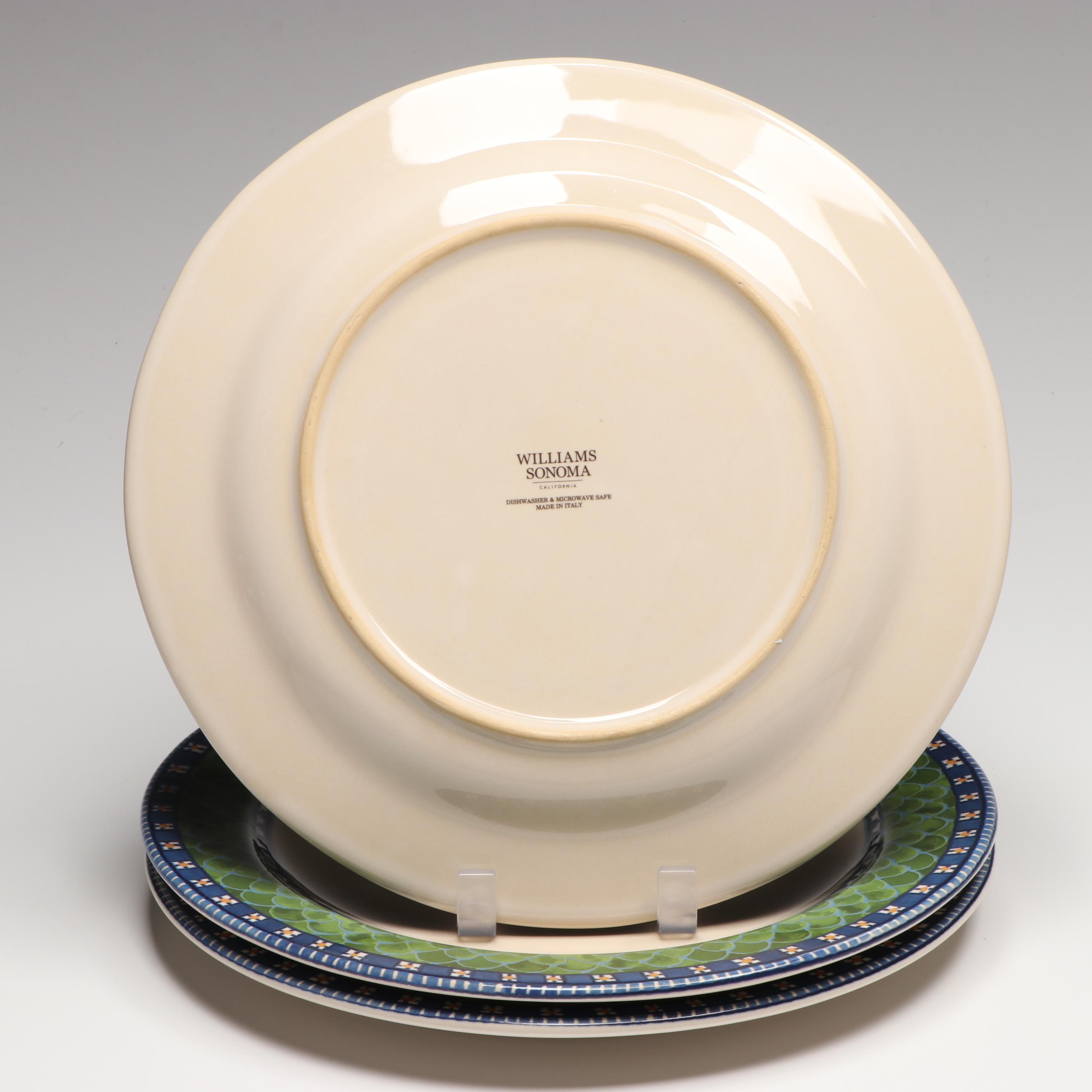 Williams-Sonoma "Sicily" Ceramic Dinner Plates