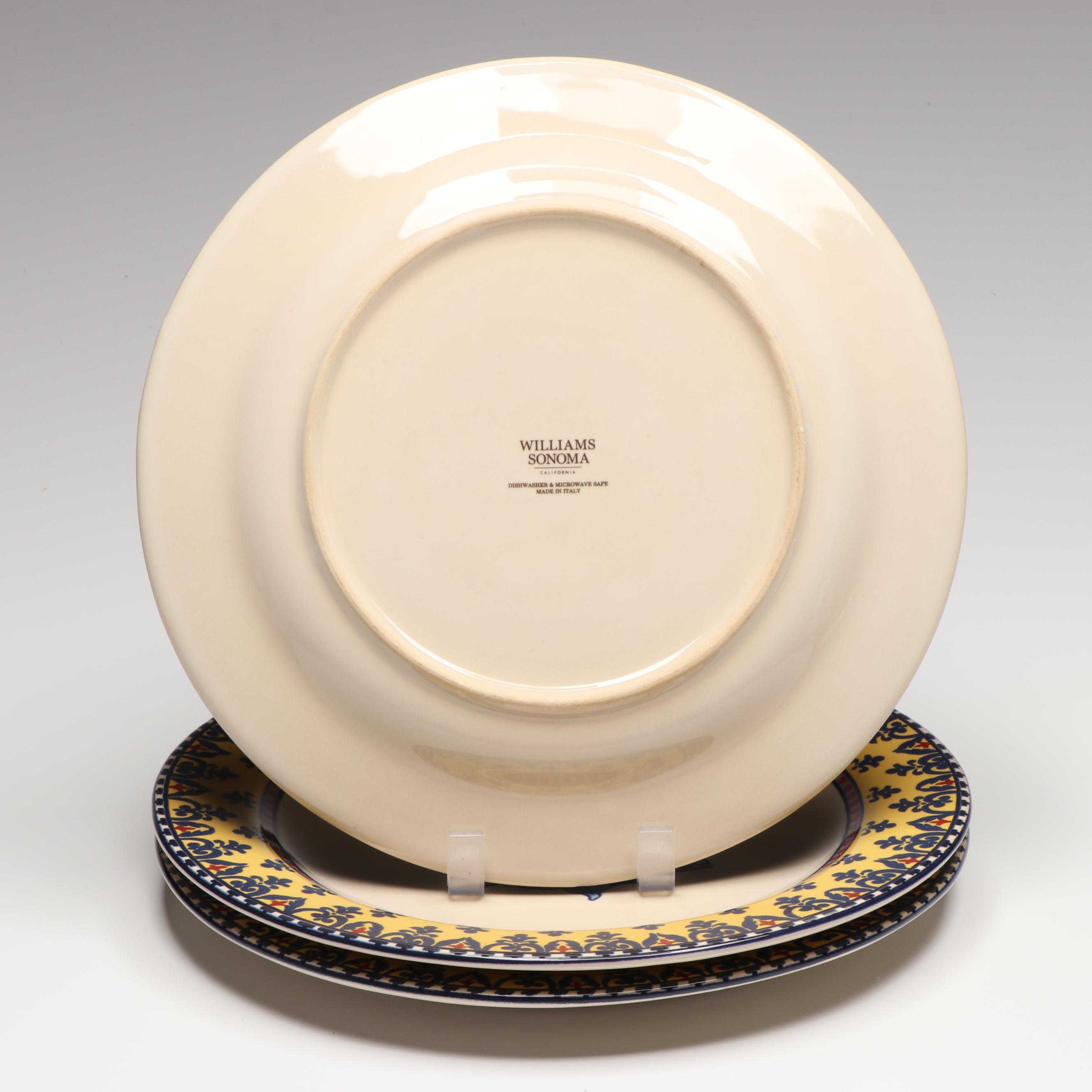 Williams-Sonoma "Sicily" Ceramic Dinner Plates