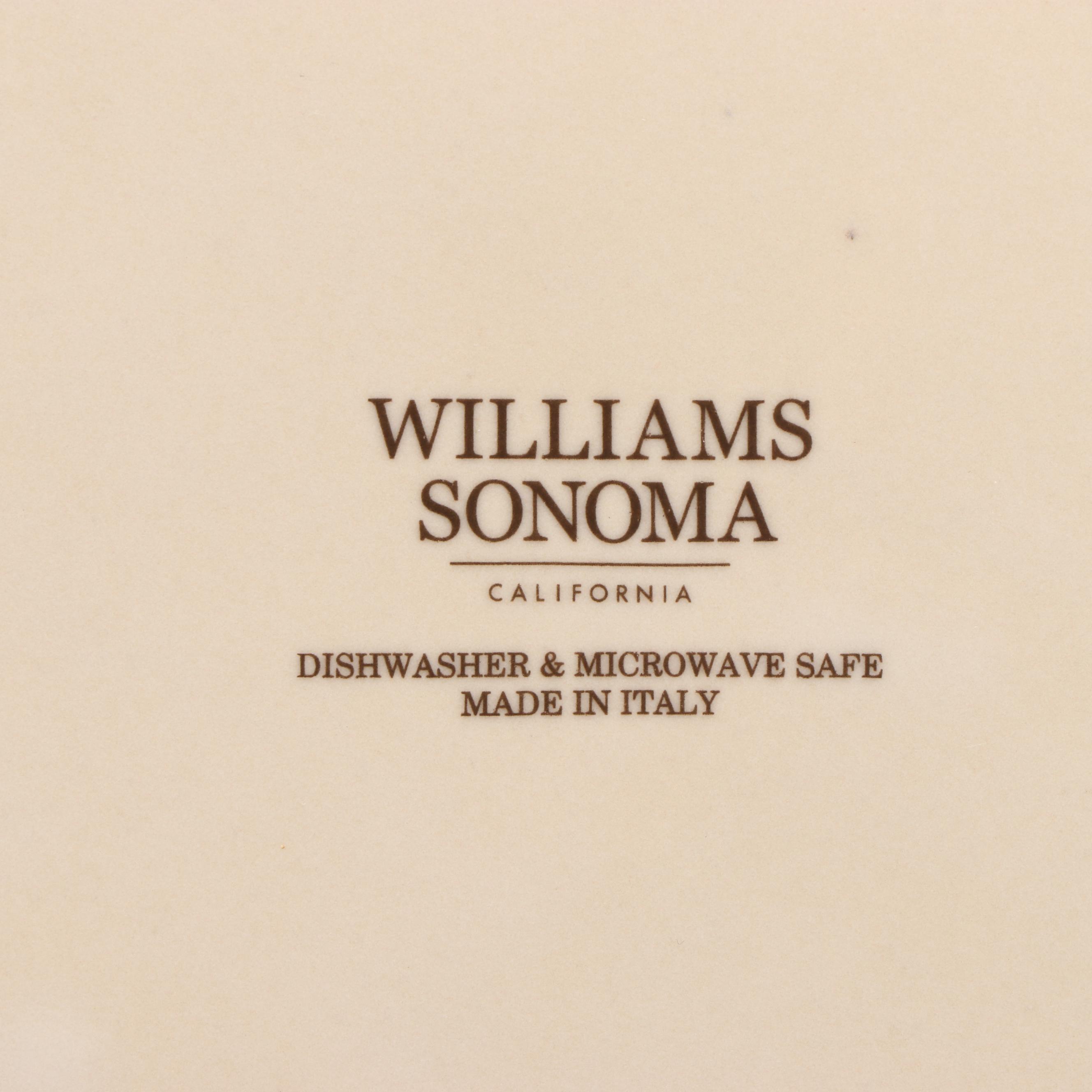 Williams-Sonoma "Sicily" Ceramic Dinner Plates