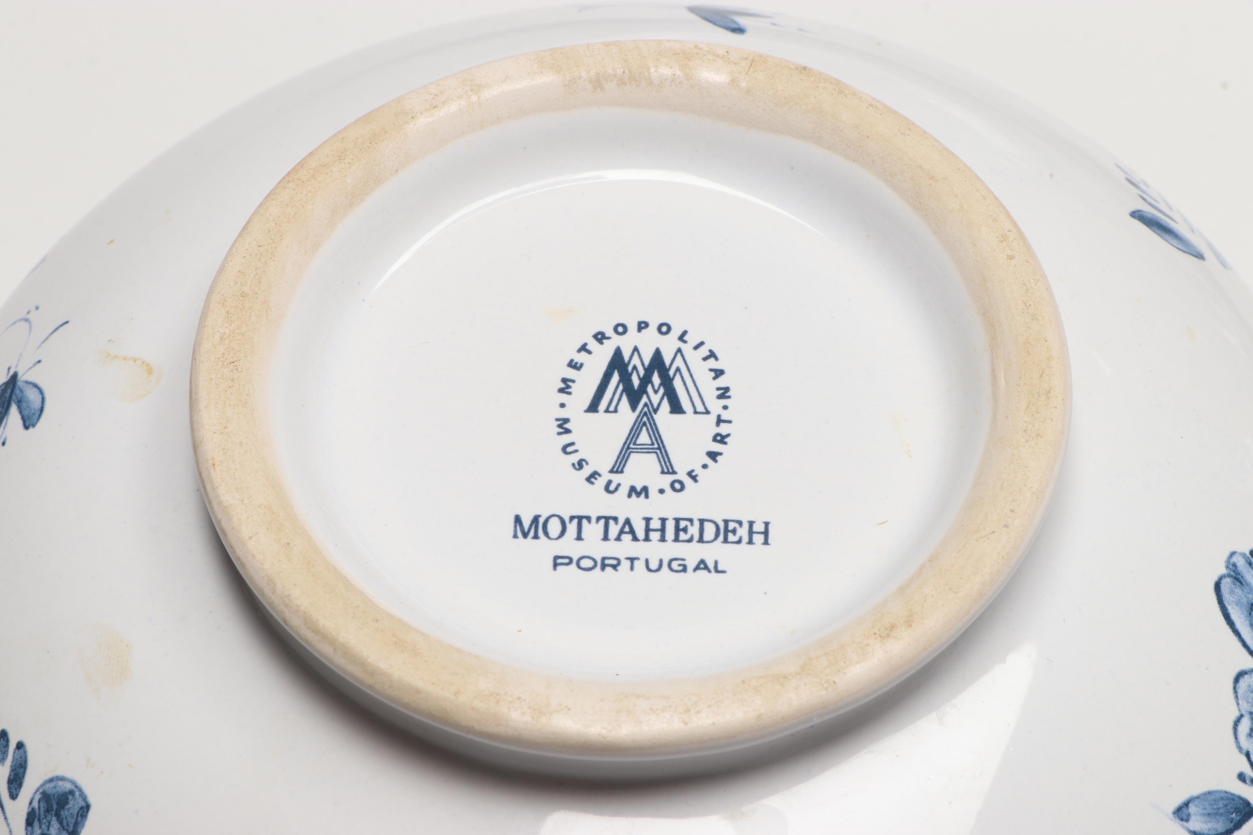 Mottahedeh Majolica Flower Bowl with Mexican & Portuguese Serveware