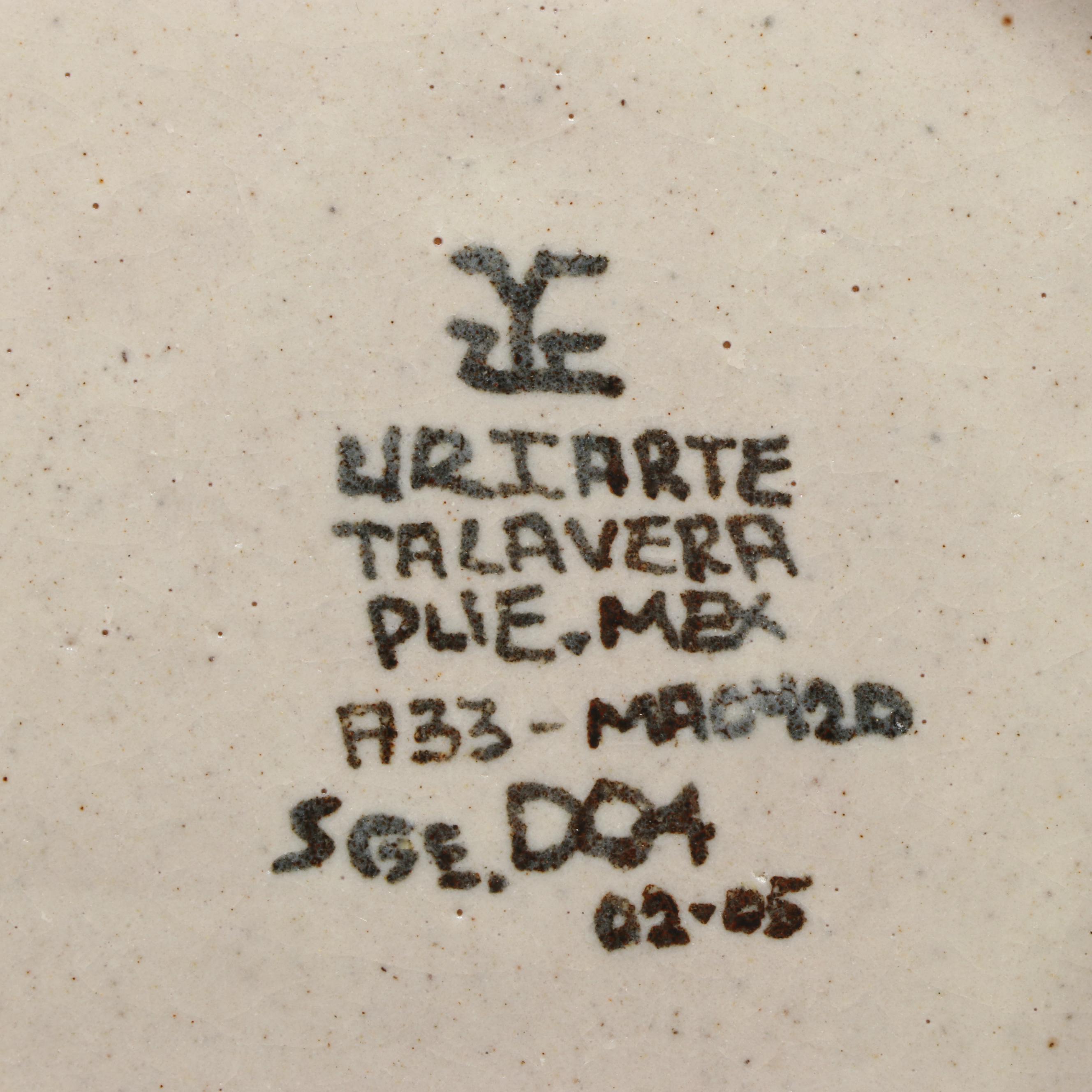 Mottahedeh Majolica Flower Bowl with Mexican & Portuguese Serveware