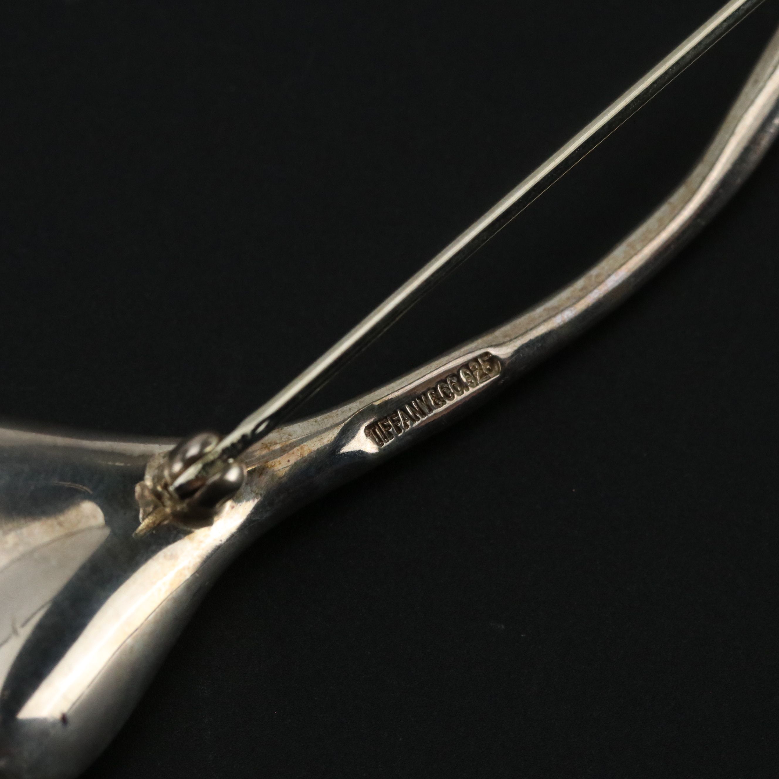 Tiffany & Co. Sterling Silver Calla Lily Brooch Pin