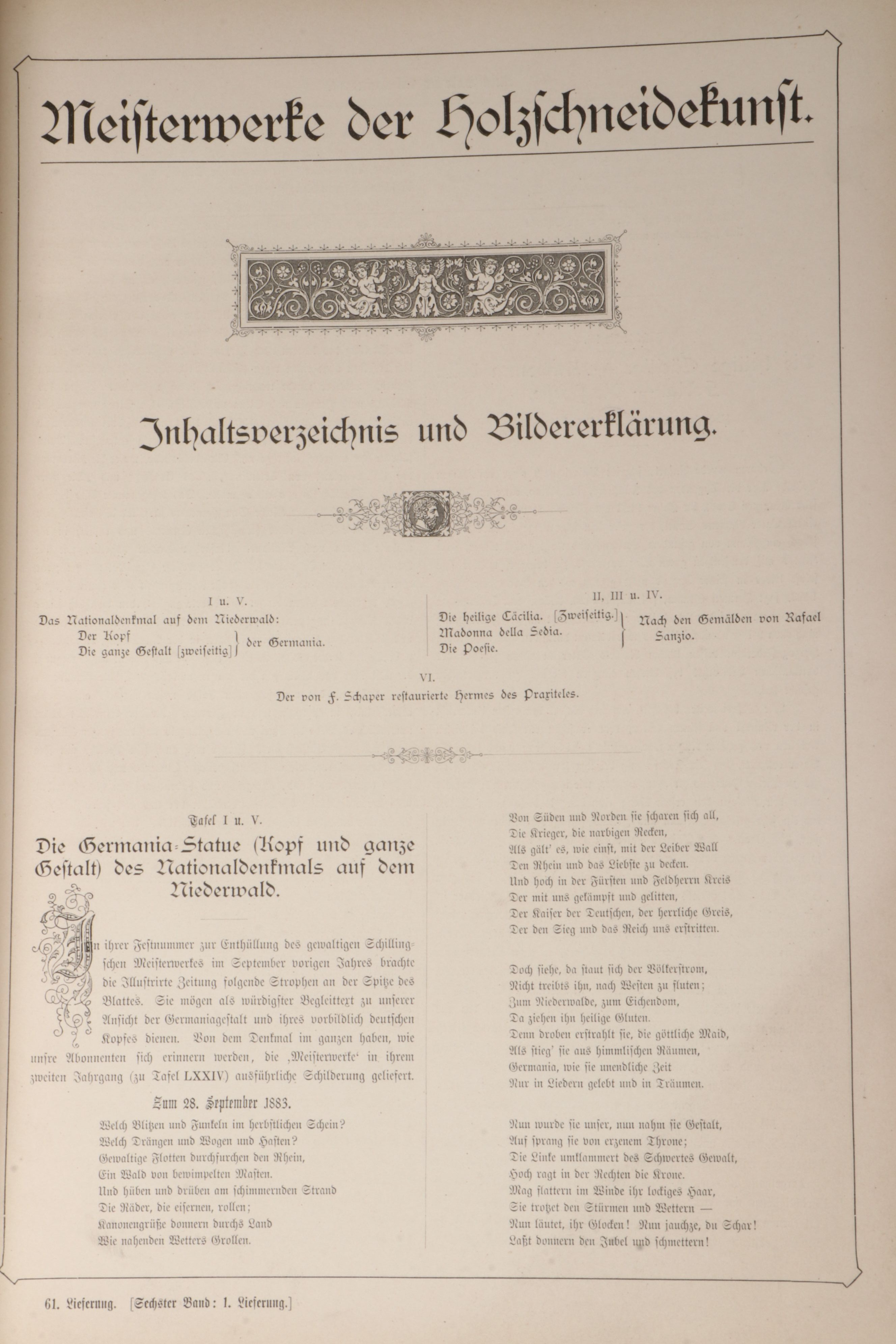 "Meisterwerke der Holzschneidekunst" Partial Set, Late 19th Century