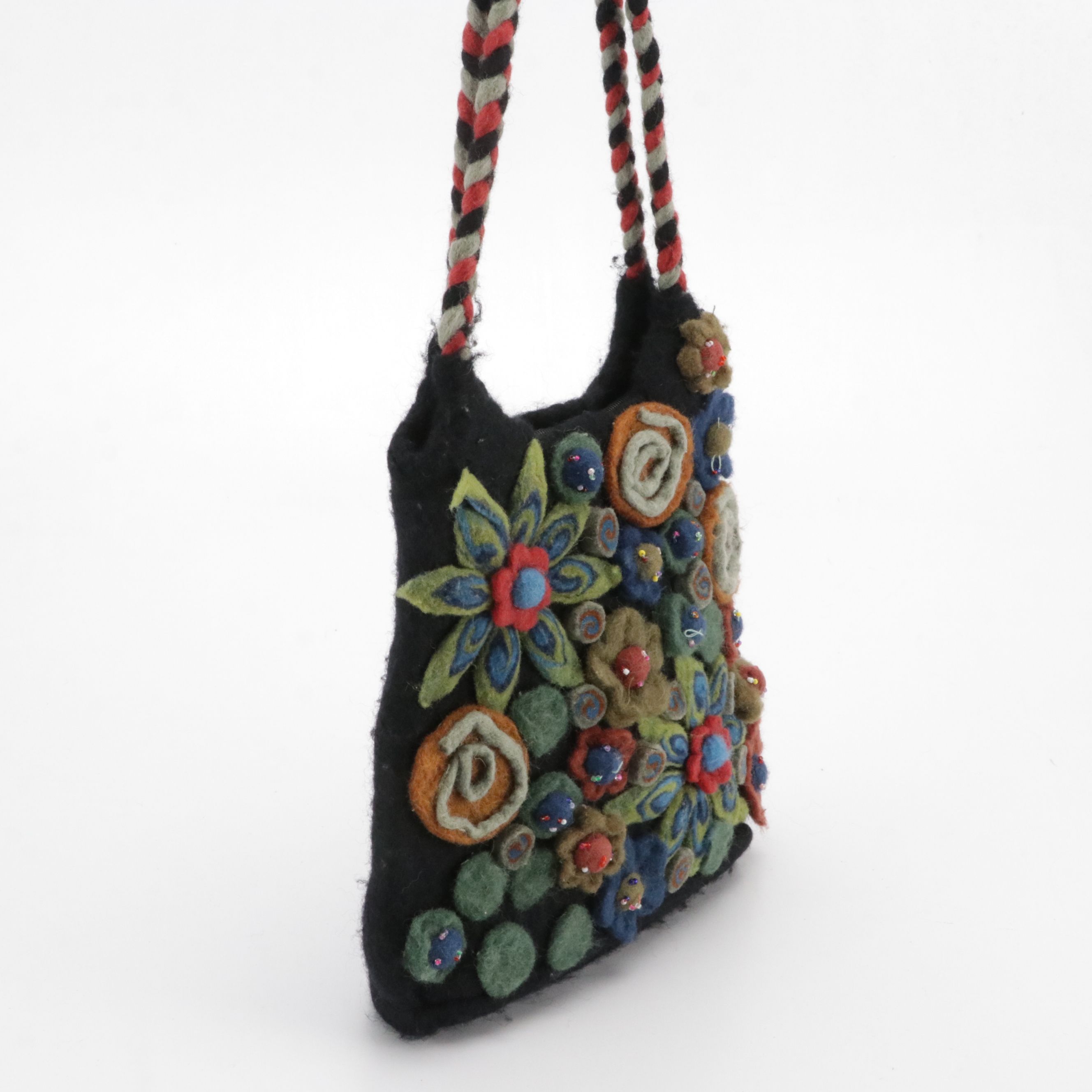 Rising Tide Wool Crossbody Bags and Other Wool Shoulder Bag