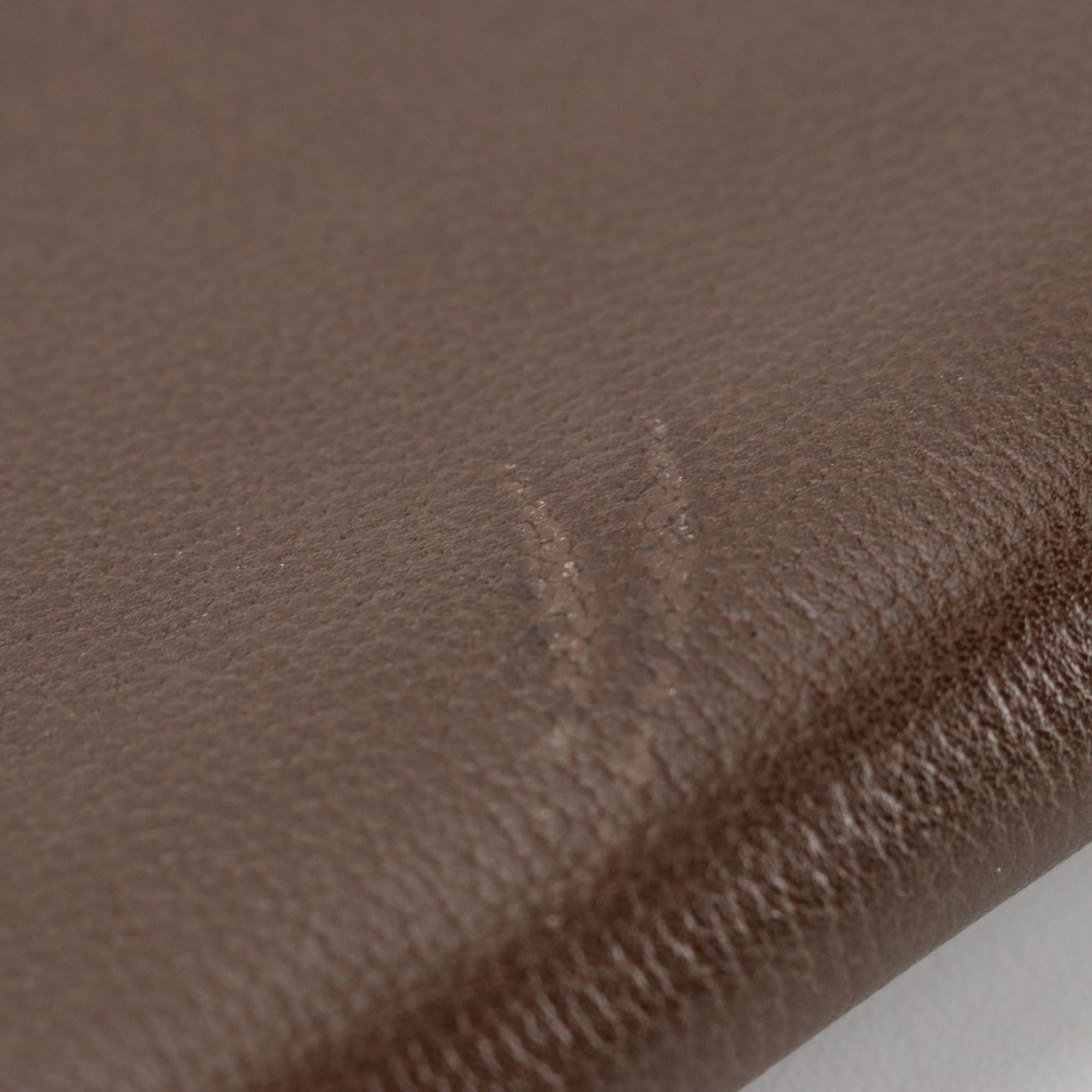 Christian Dior Full Flap Chain Clutch in Brown Leather