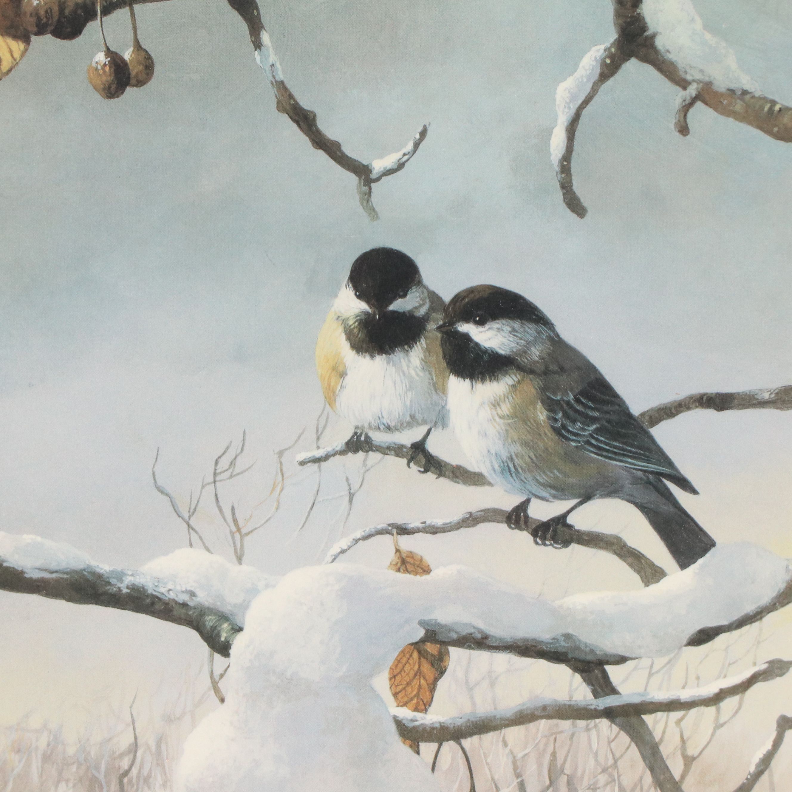 Mario Fernández Offset Lithograph "Spring Robins" and More