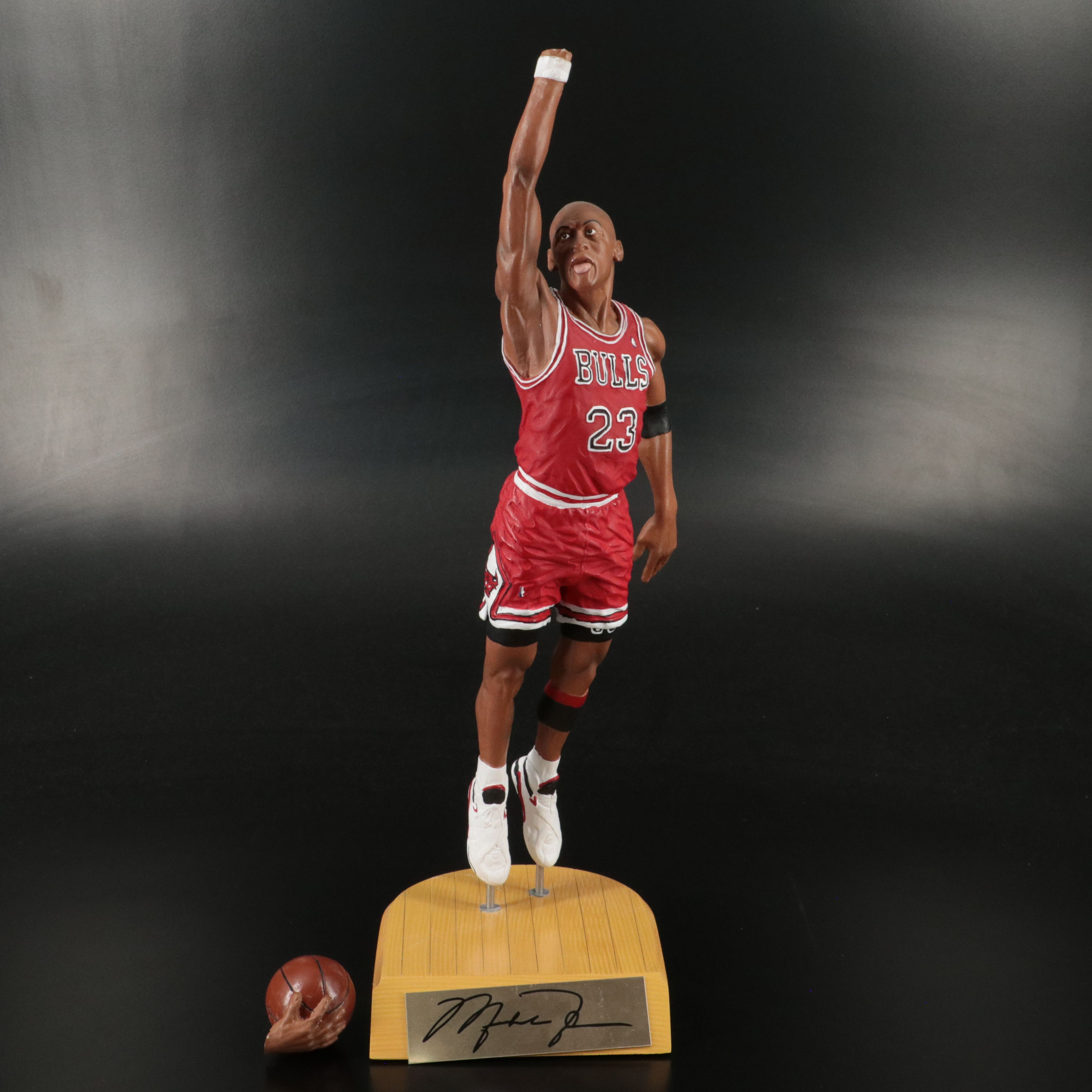 Michael Jordan Statue Display, Upper Deck Collection, Salvino