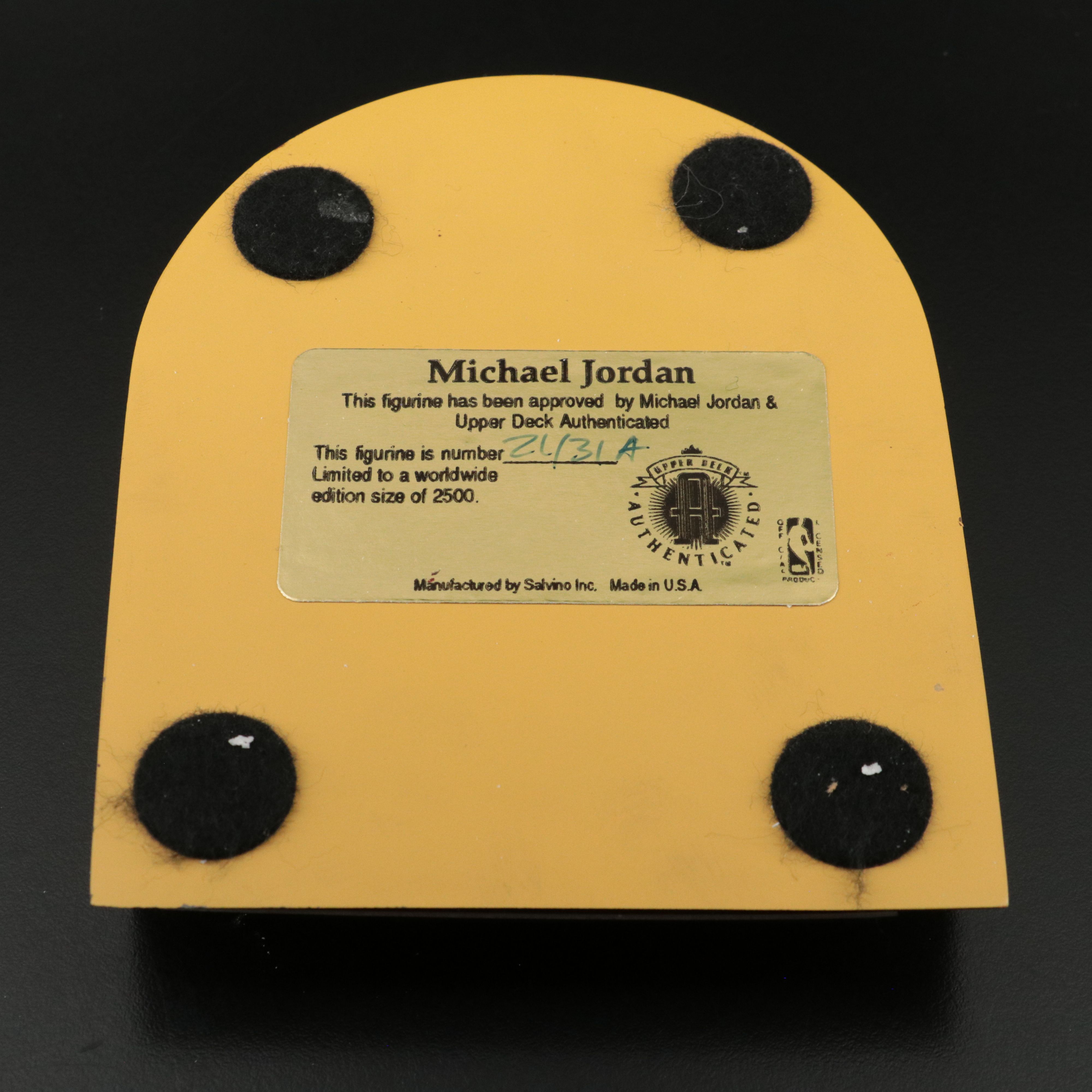 Michael Jordan Statue Display, Upper Deck Collection, Salvino