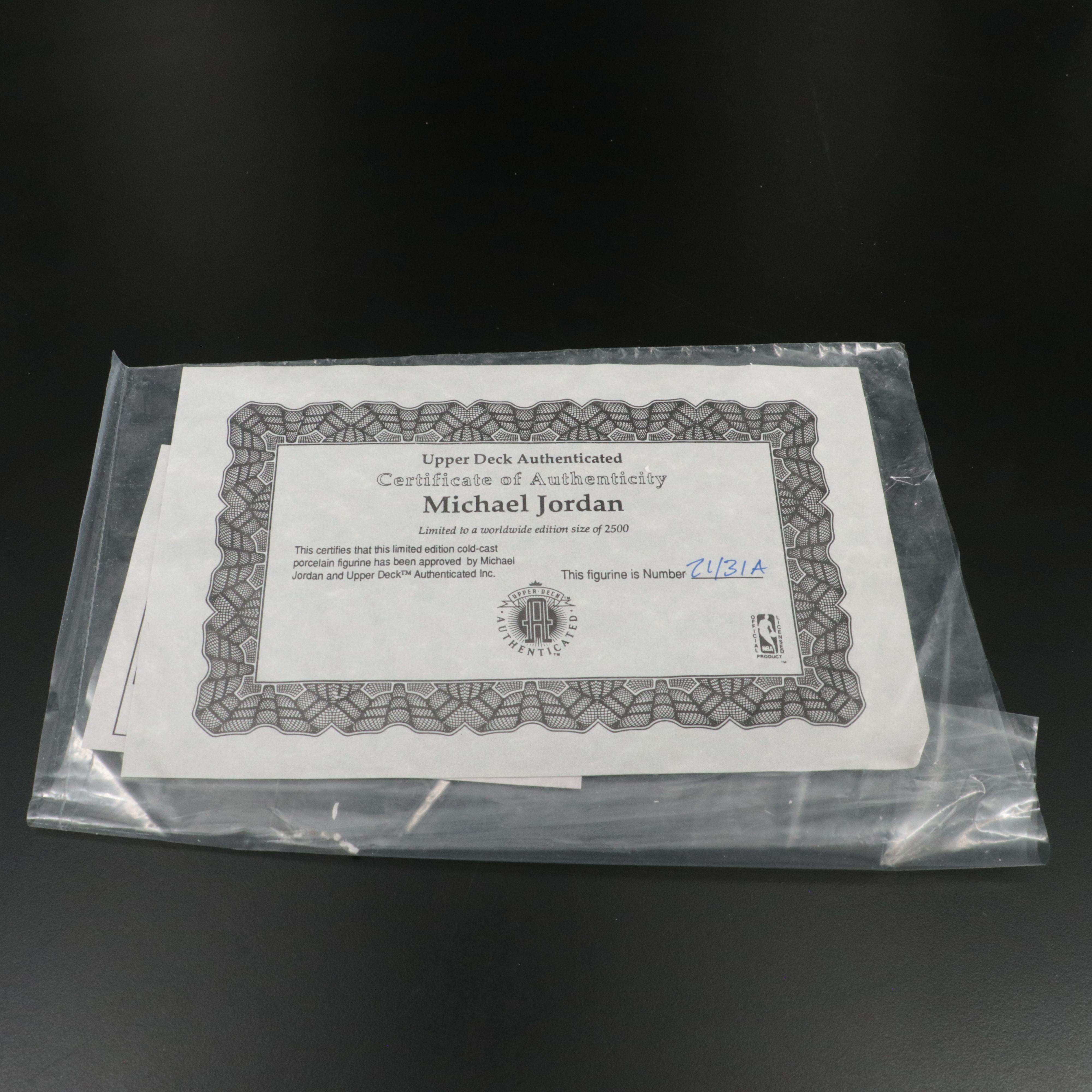 Michael Jordan Statue Display, Upper Deck Collection, Salvino