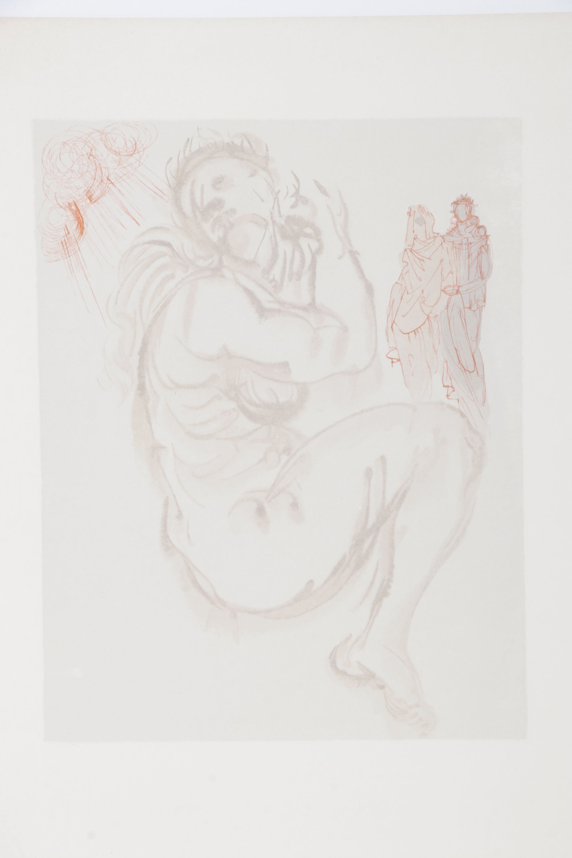 Salvador Dalí Wood Engraving "The Siren of the Dream," 1960 – 1964