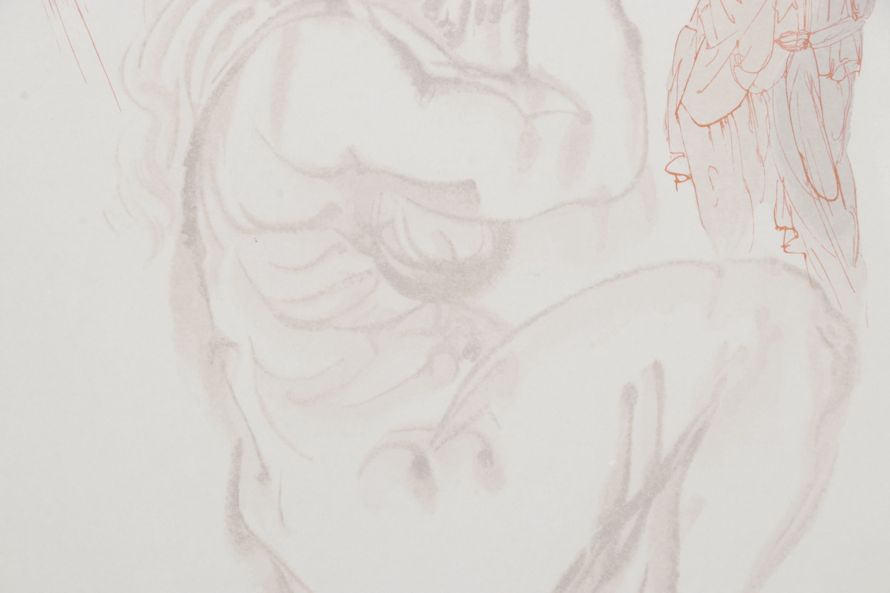 Salvador Dalí Wood Engraving "The Siren of the Dream," 1960 – 1964