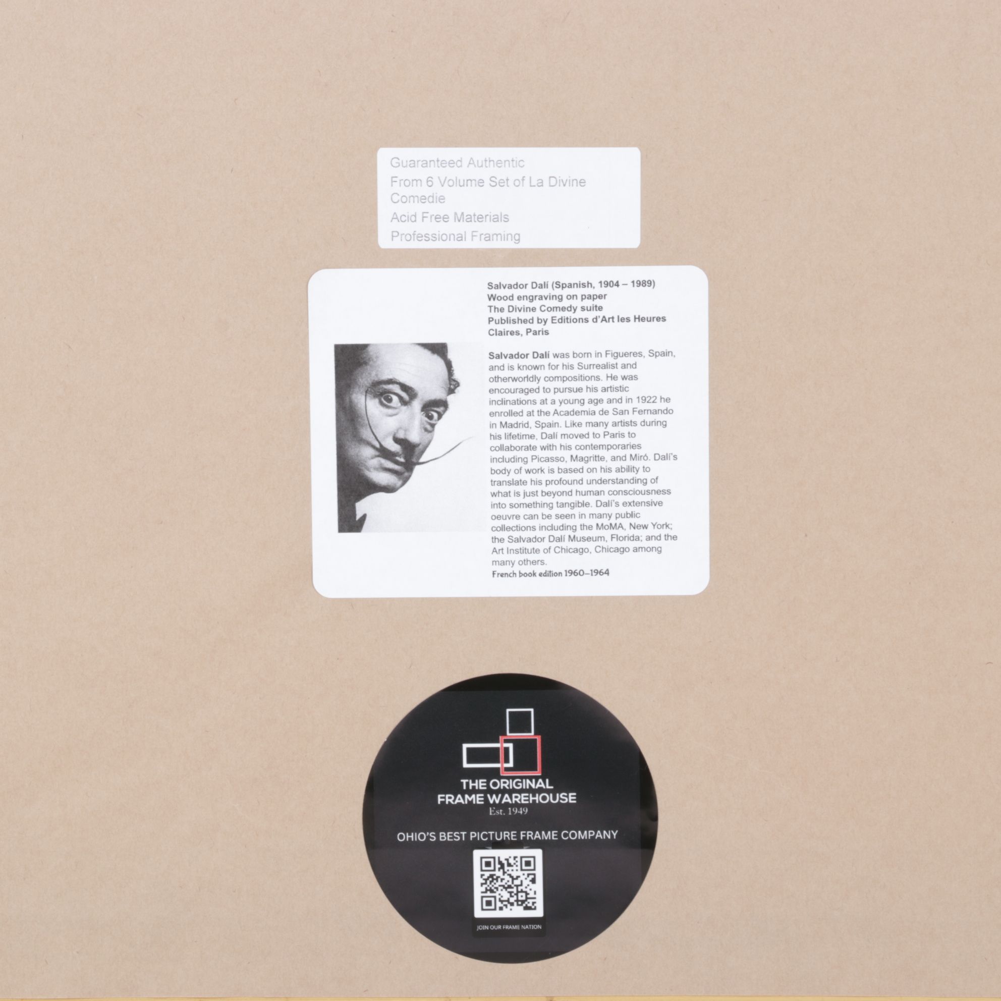 Salvador Dalí Wood Engraving "The Siren of the Dream," 1960 – 1964