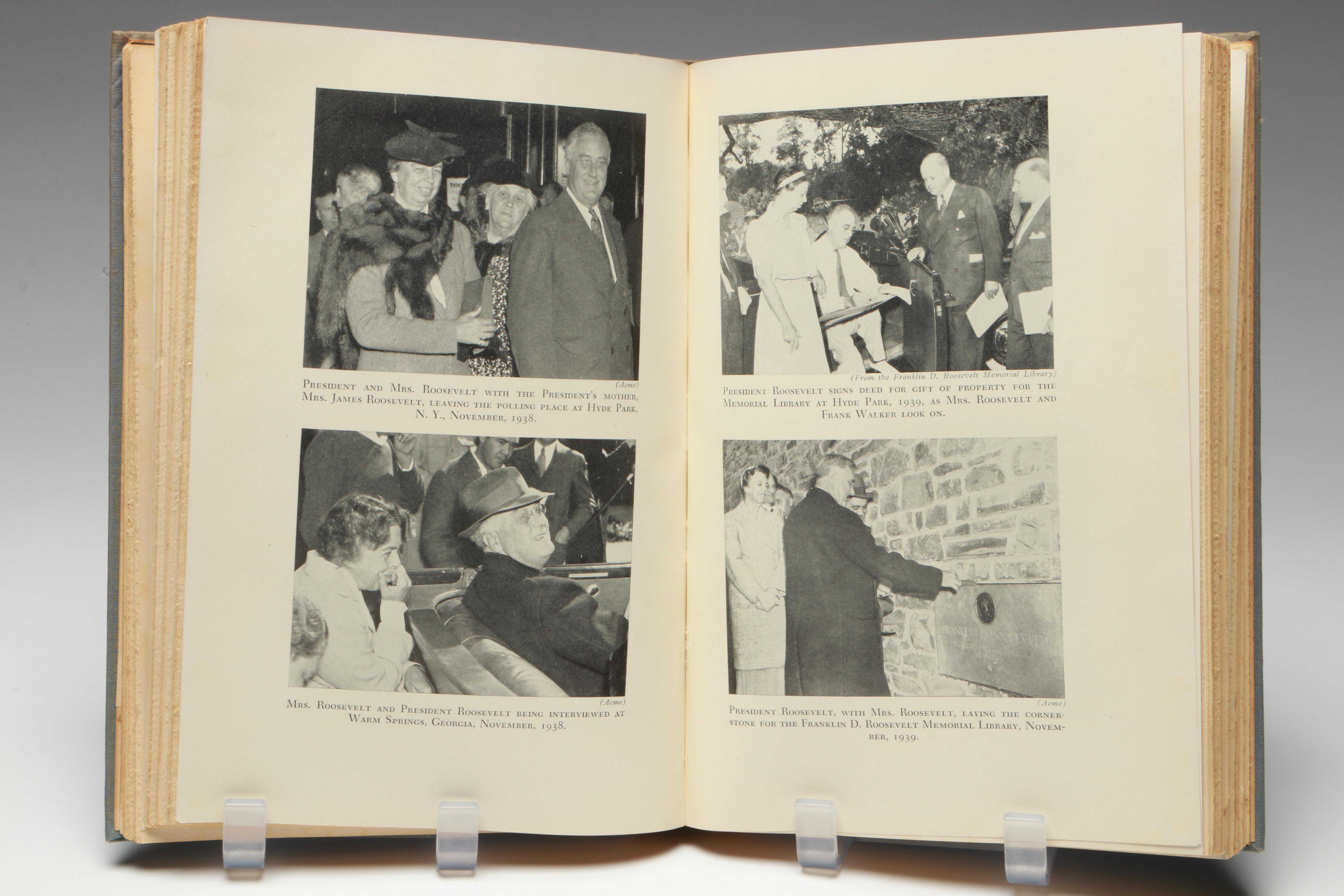 "This I Remember" by Eleanor Roosevelt with Signed Letter, Mid-20th Century