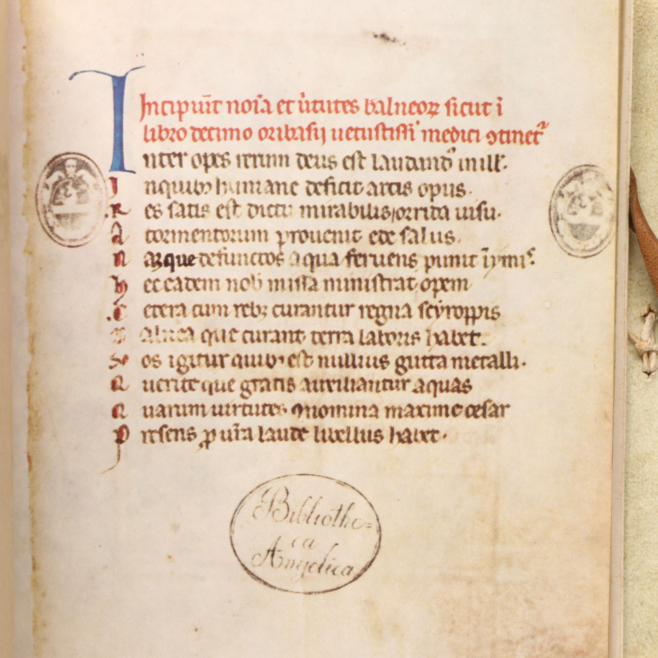 Facsimile Edition "Nomina et Virtutes Balneorum" Set by Petrus de Ebulo, 1962