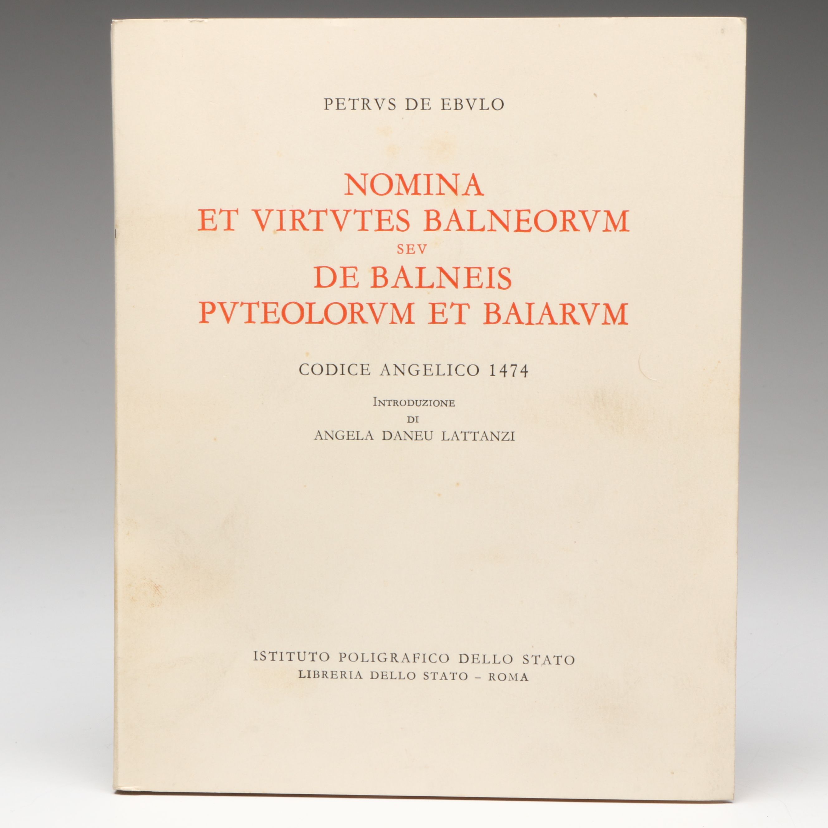 Facsimile Edition "Nomina et Virtutes Balneorum" Set by Petrus de Ebulo, 1962