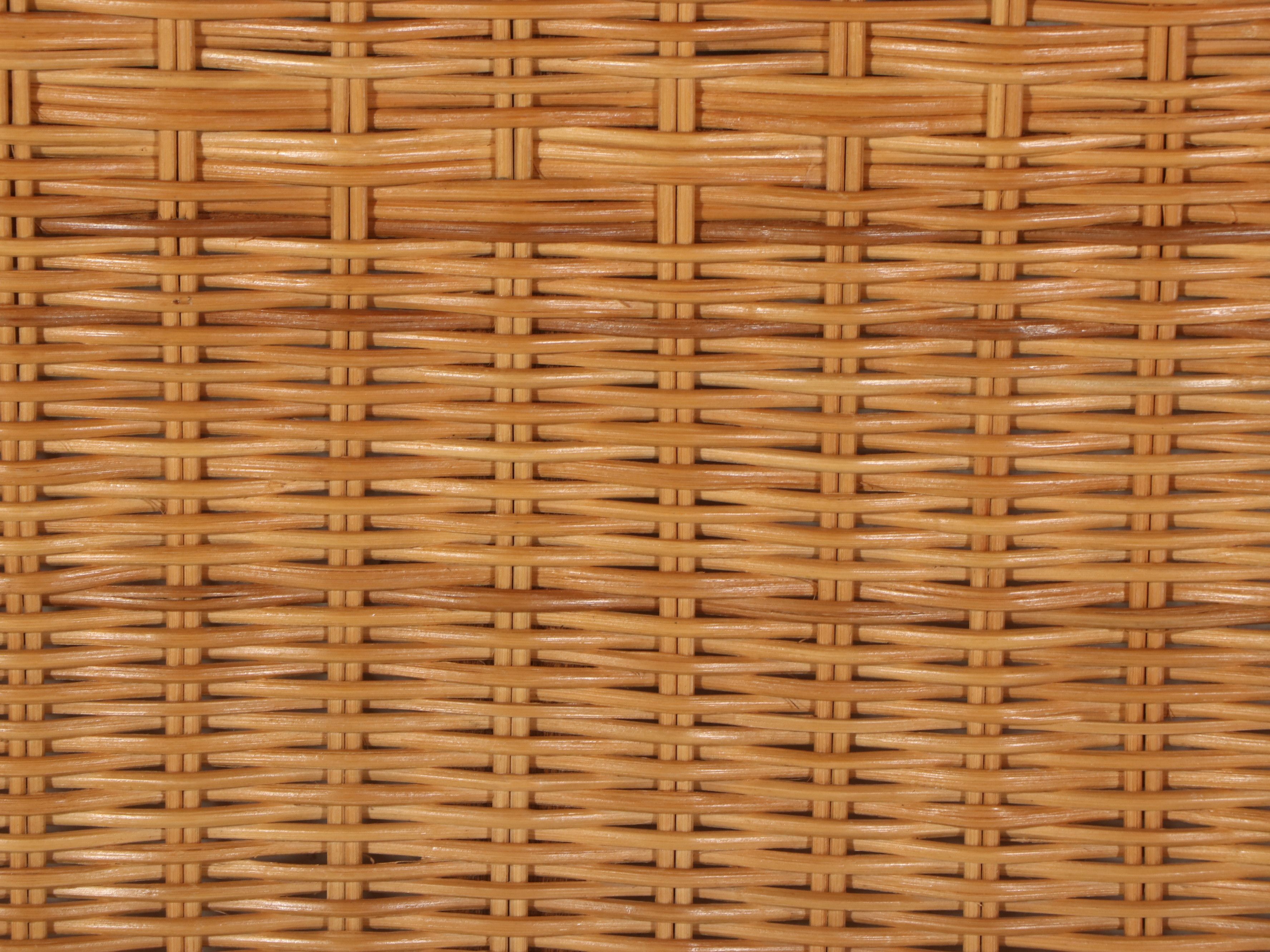 Pair of Wicker Twin Headboard with Metal Frames