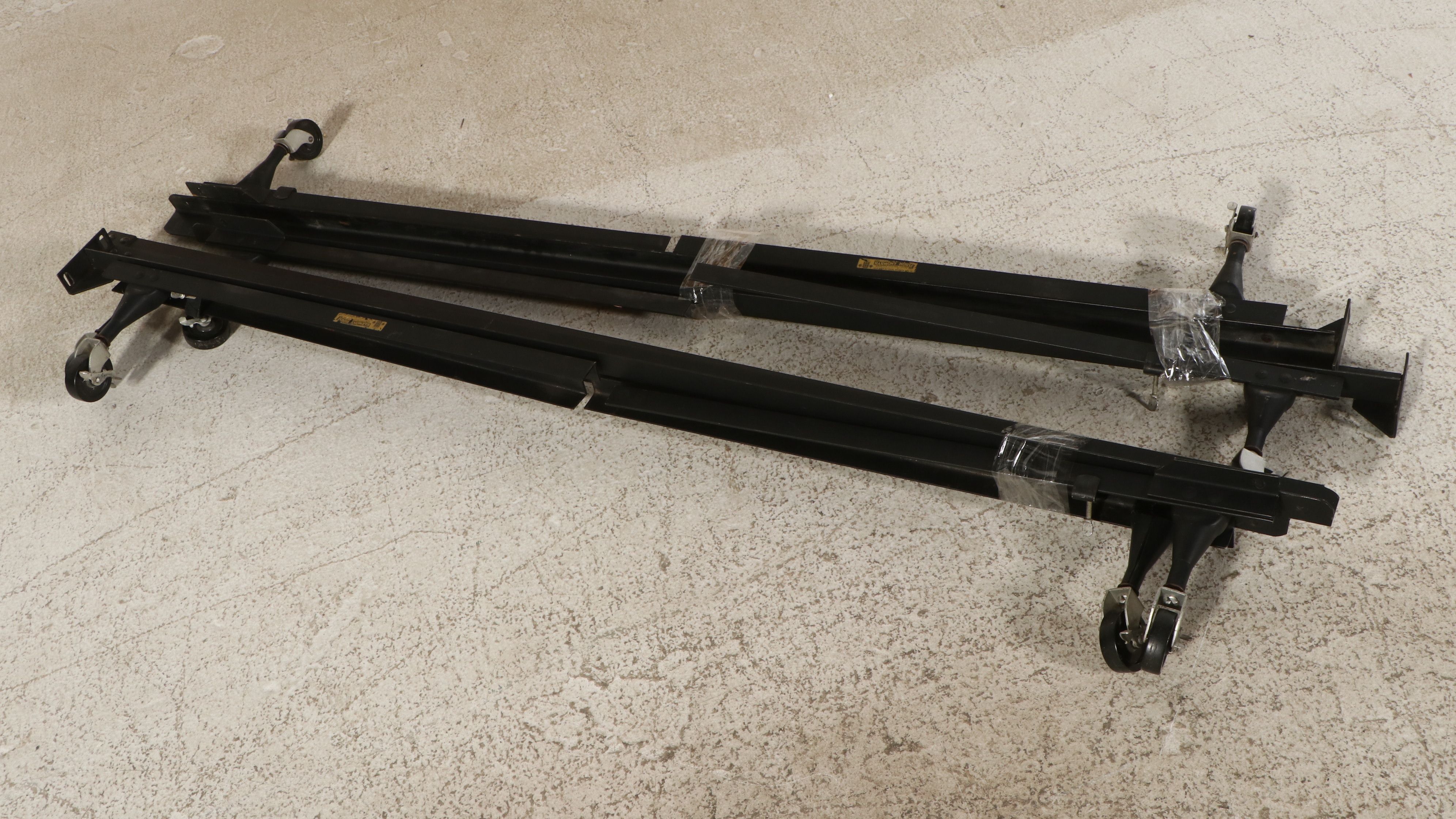 Pair of Wicker Twin Headboard with Metal Frames